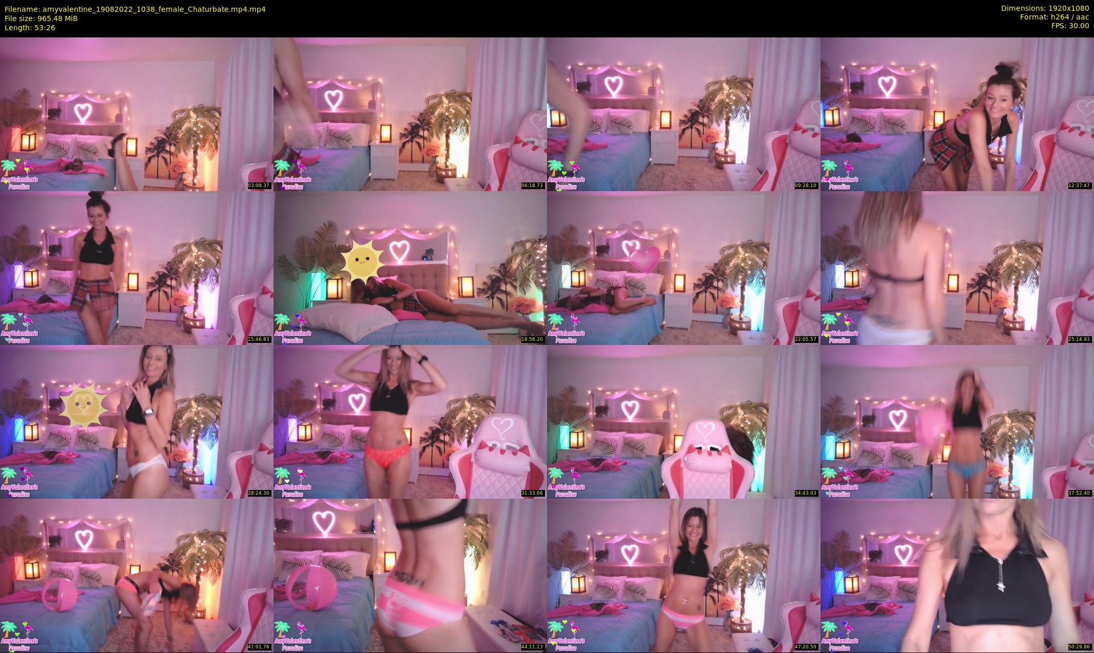 amyvalentine — 54 minute Chaturbate female cam show recording, 1080p, Aug 19, 2022