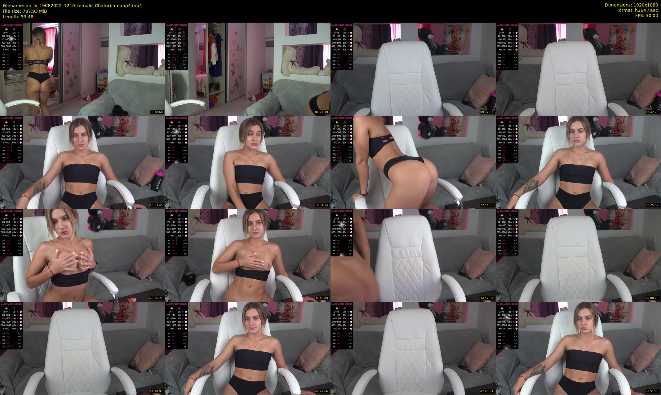 an_iv — 54 minute Chaturbate female cam show recording, 1080p, Aug 19, 2022