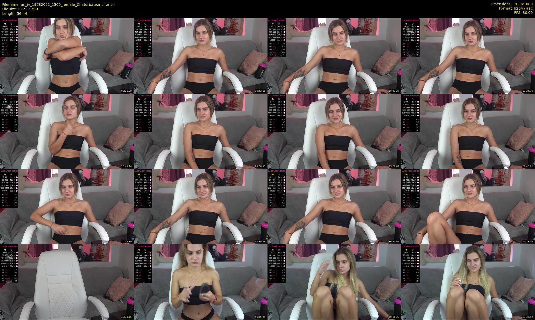 an_iv — 57 minute Chaturbate female cam show recording, 1080p, Aug 19, 2022