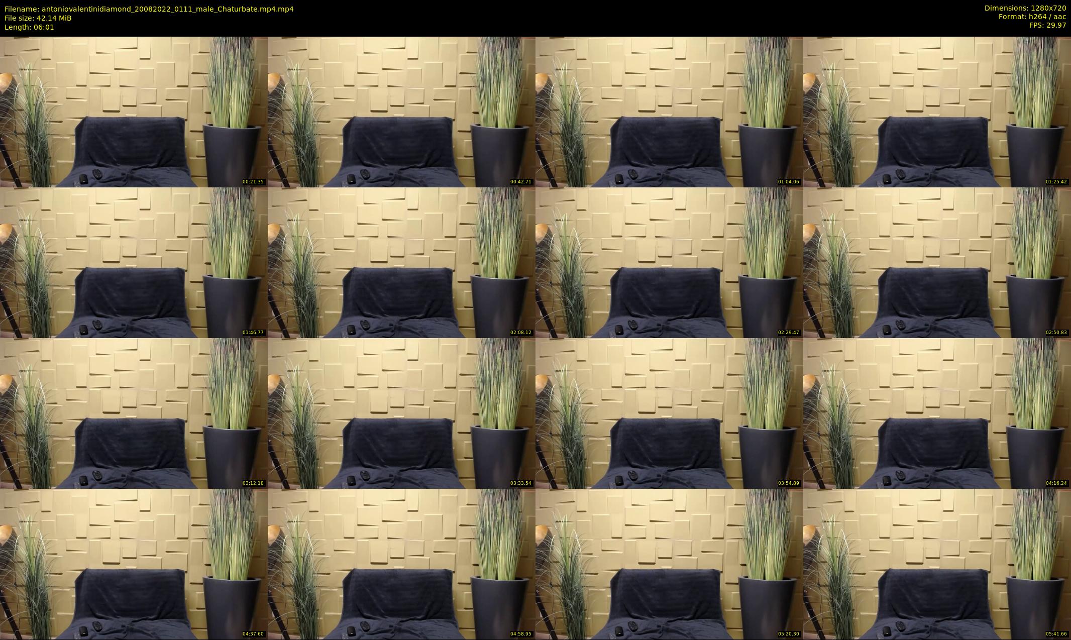 antoniovalentinidiamond — 7 minute Chaturbate male cam show recording, 720p, Aug 20, 2022