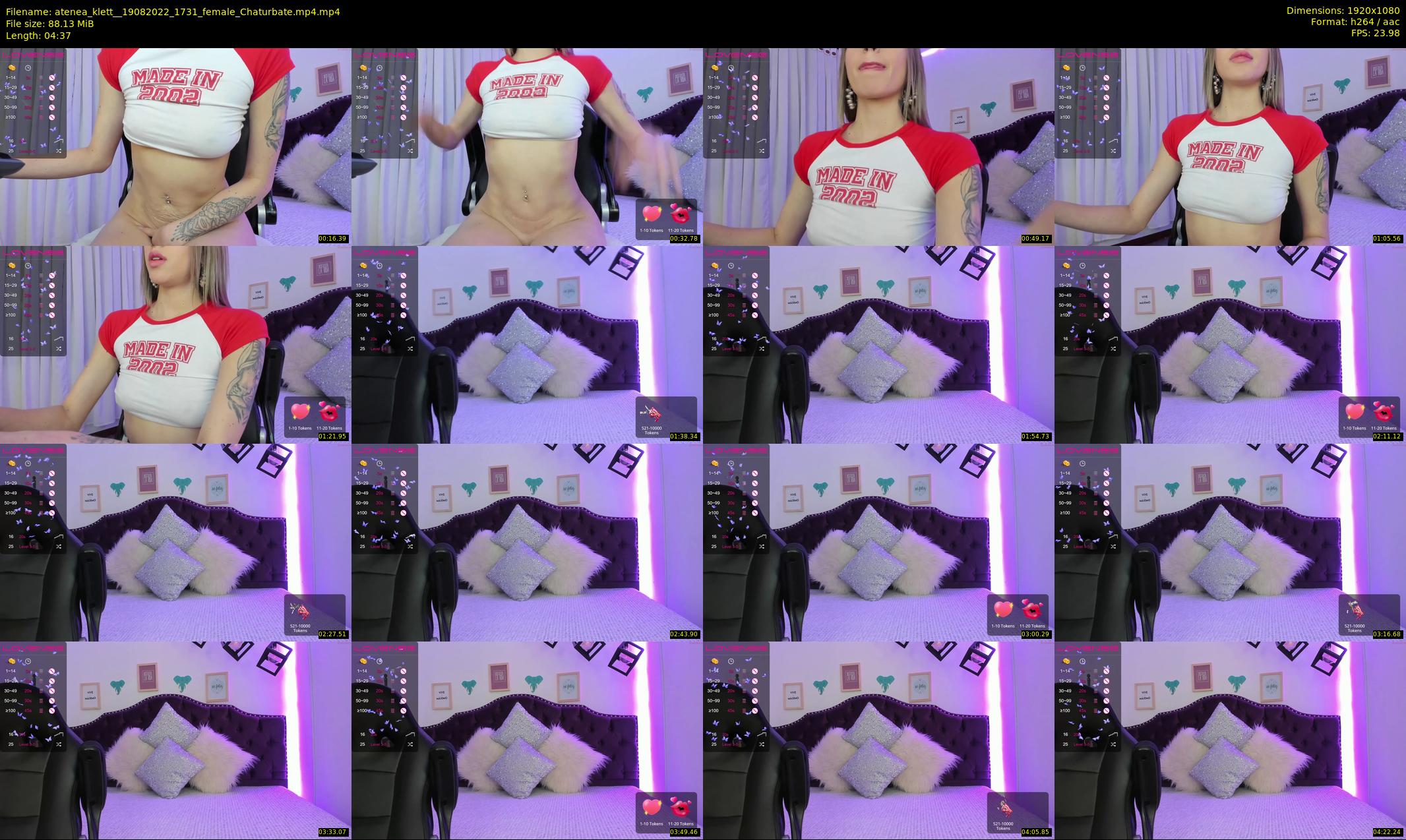 atenea_klett_ — 5 minute Chaturbate female cam show recording, 1080p, Aug 19, 2022