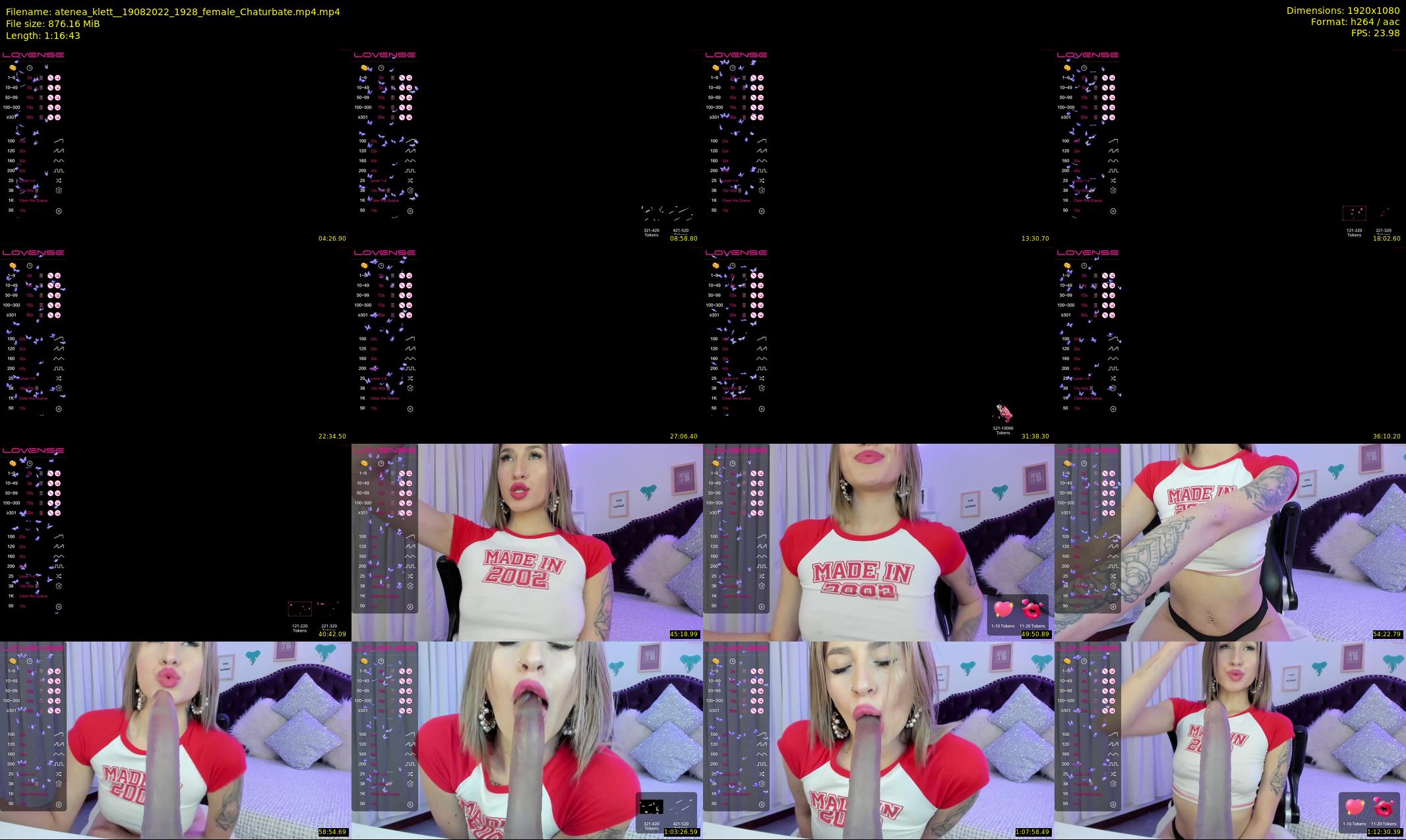 atenea_klett_ — 77 minute Chaturbate female cam show recording, 1080p, Aug 19, 2022