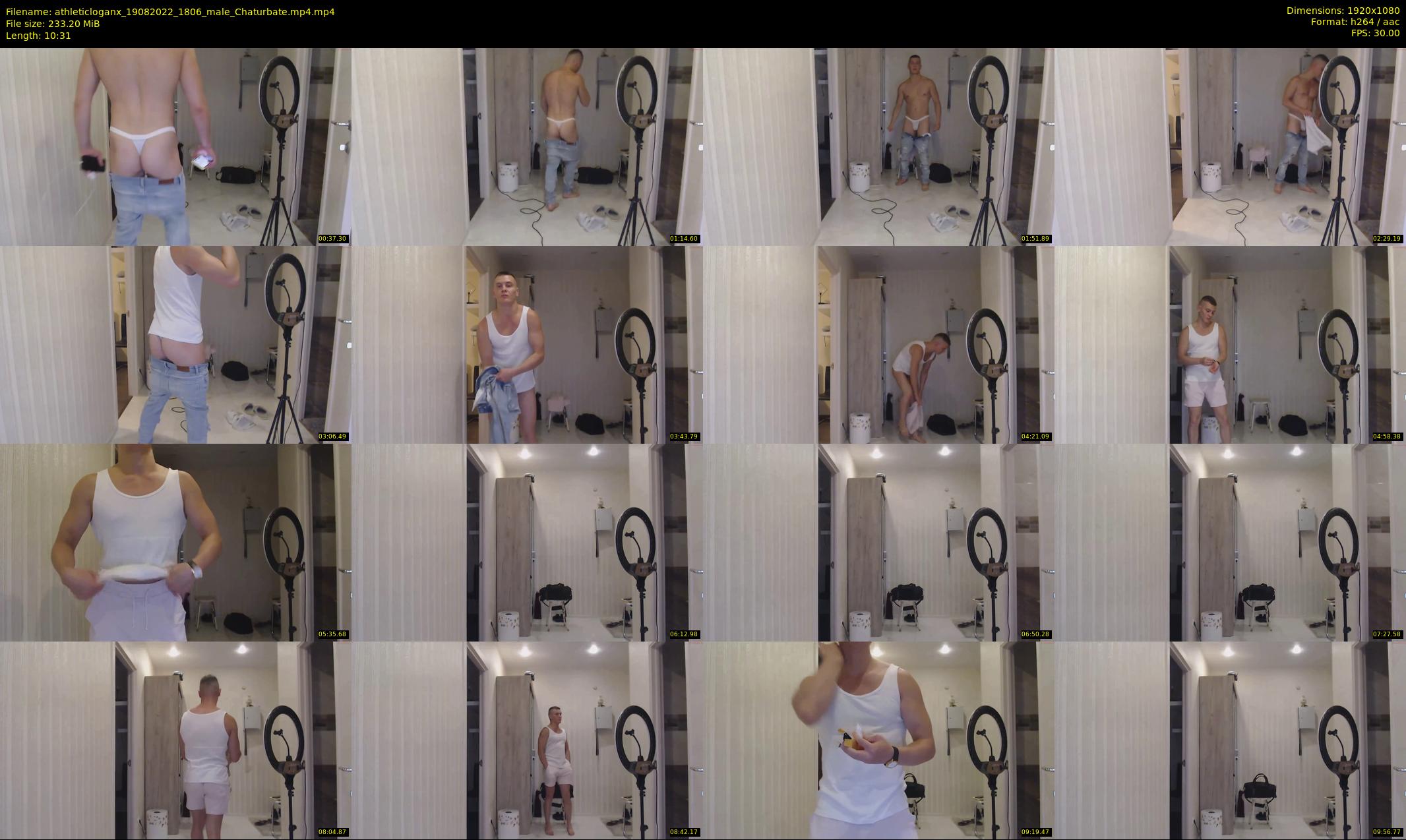 athleticloganx — 11 minute Chaturbate male cam show recording, 1080p, Aug 19, 2022