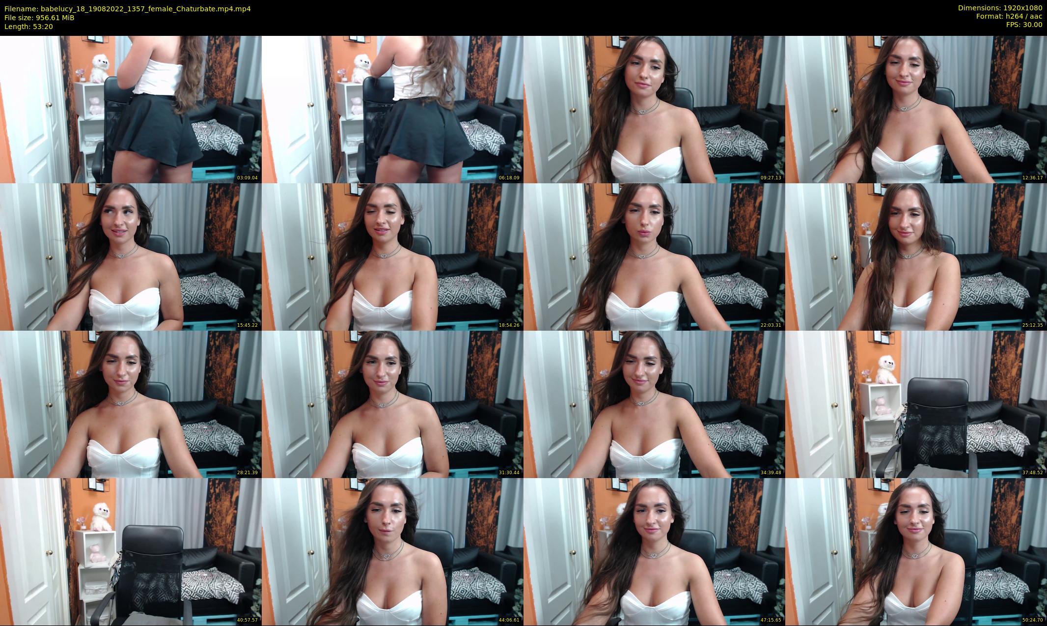 babelucy_18 — 54 minute Chaturbate female cam show recording, 1080p, Aug 19, 2022