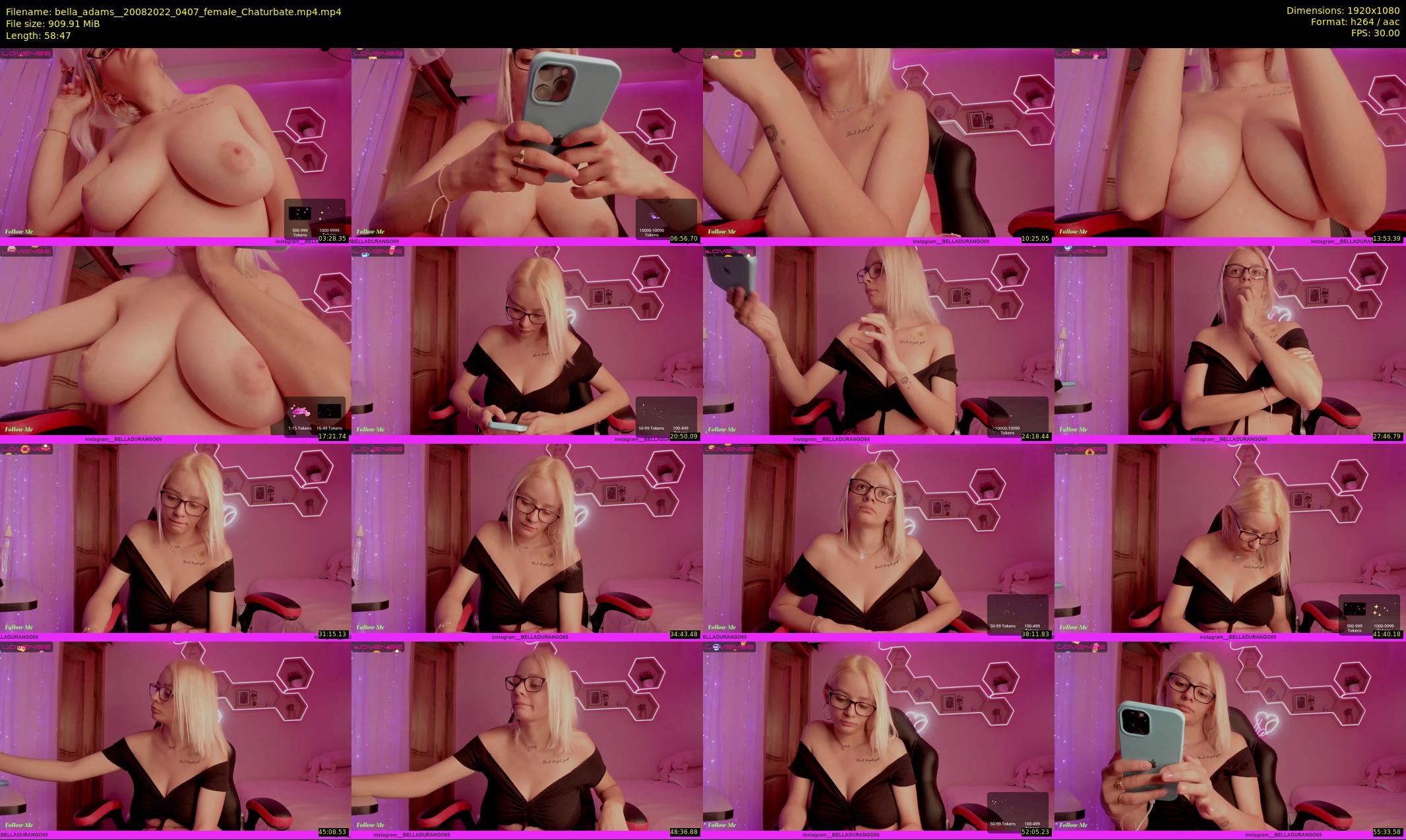 bella_adams_ — 59 minute Chaturbate female cam show recording, 1080p, Aug 20, 2022