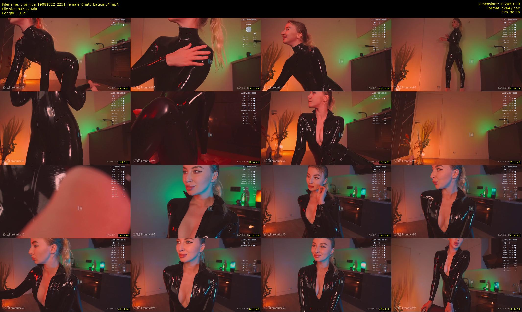 bronnica — 54 minute Chaturbate female cam show recording, 1080p, Aug 19, 2022