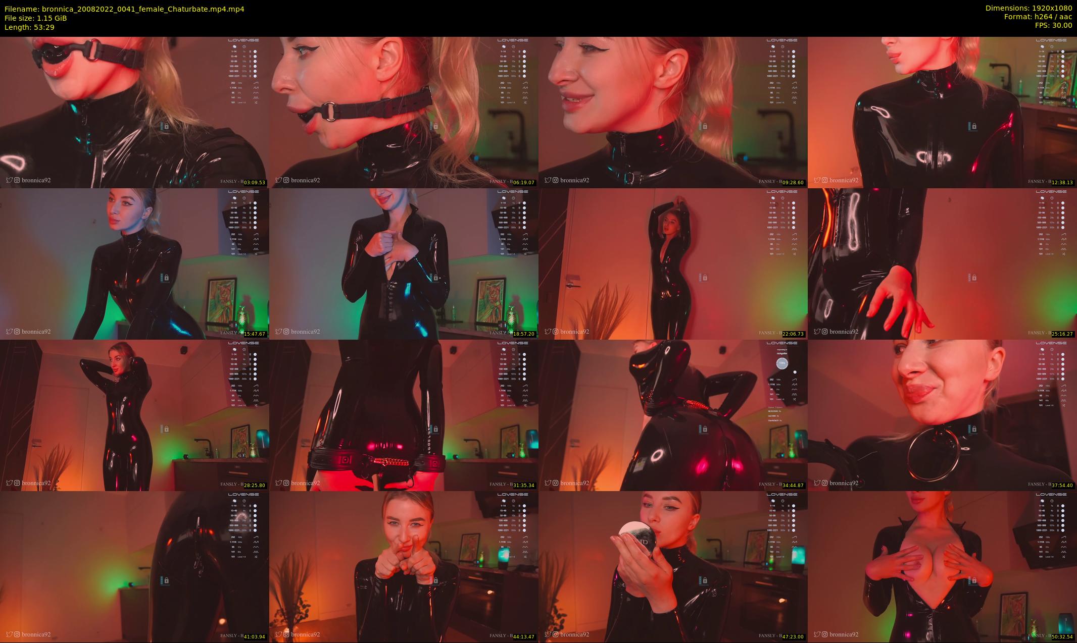 bronnica — 54 minute Chaturbate female cam show recording, 1080p, Aug 20, 2022