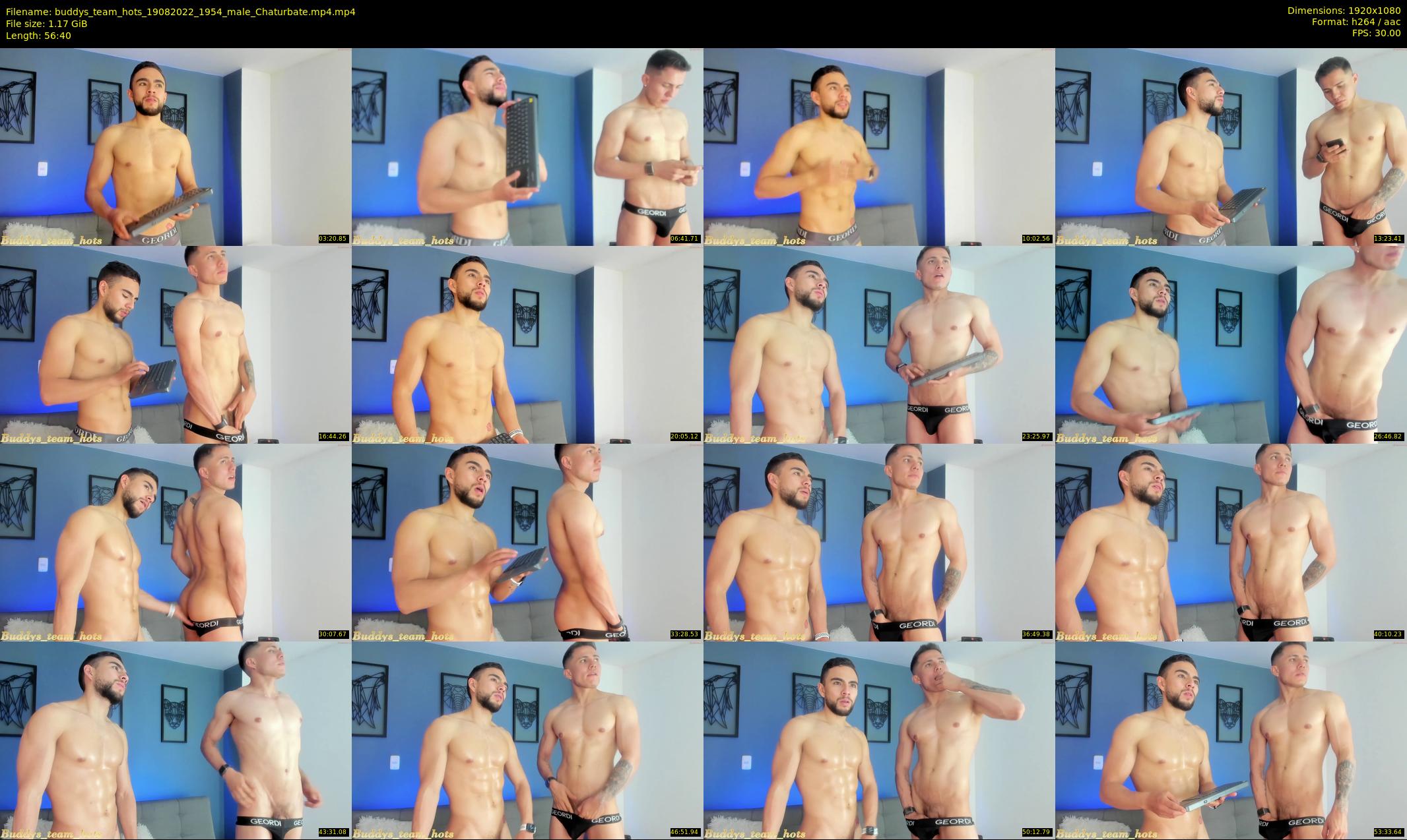 buddys_team_hots — 57 minute Chaturbate couple cam show recording, 1080p, Aug 19, 2022