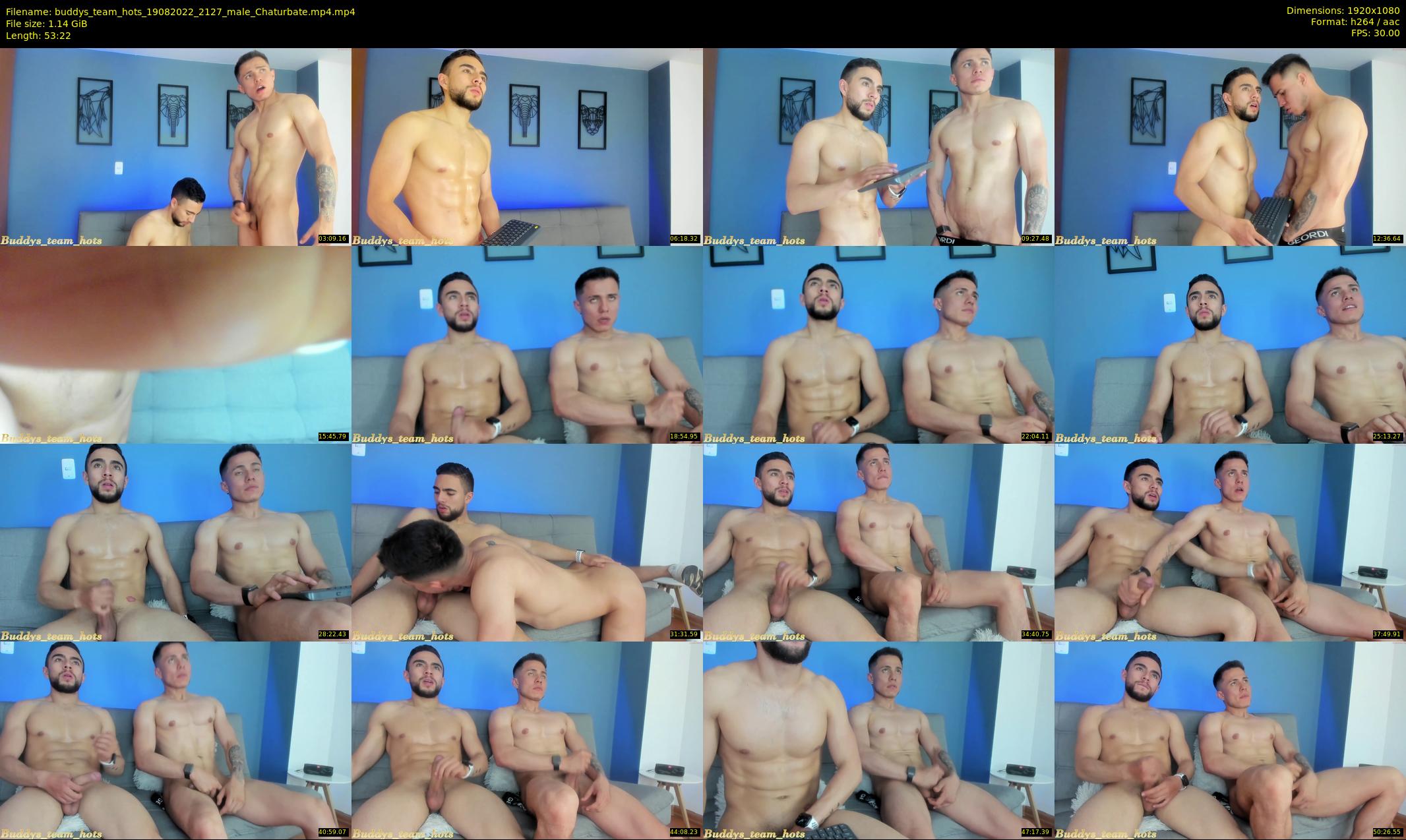 buddys_team_hots — 54 minute Chaturbate couple cam show recording, 1080p, Aug 19, 2022
