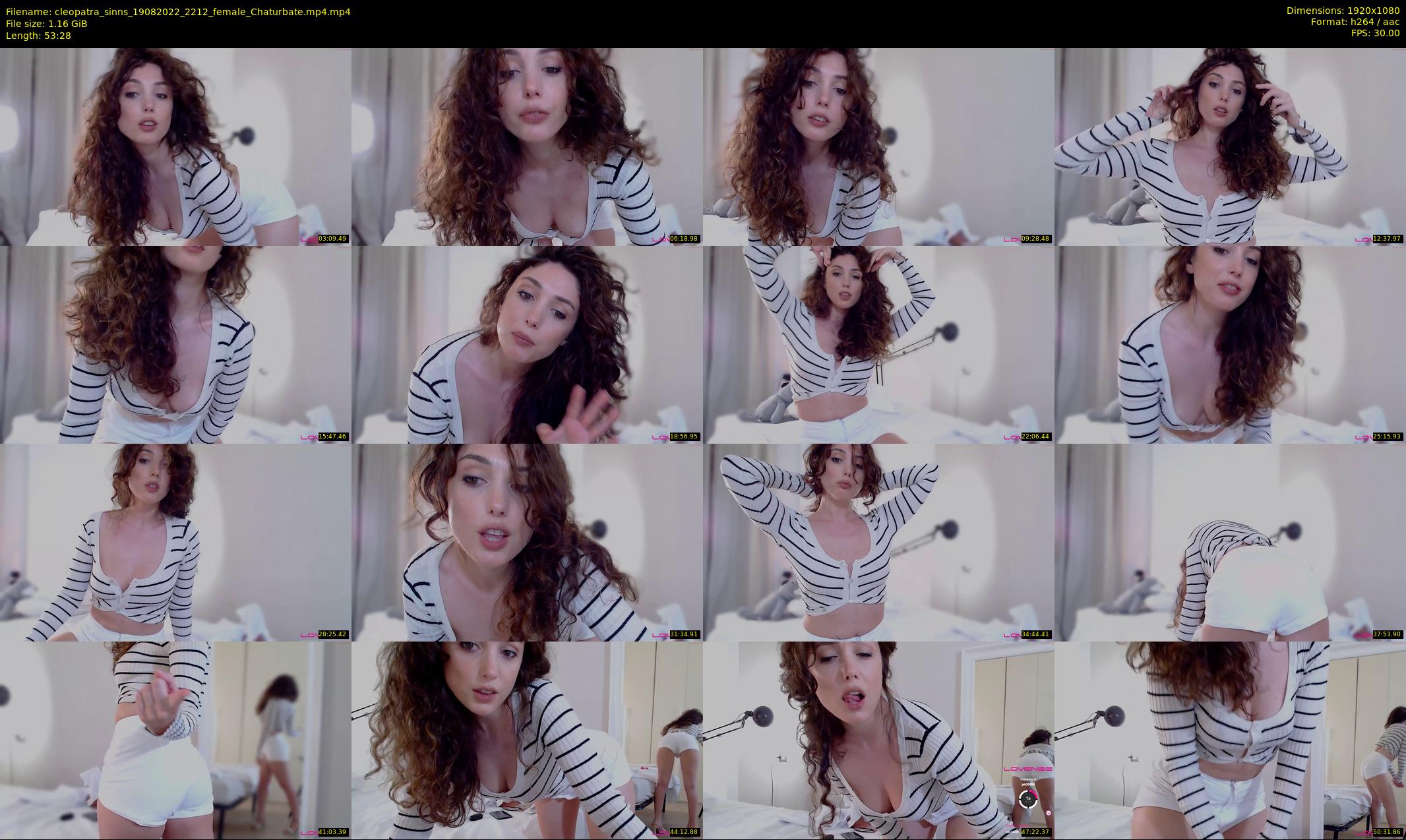 cleopatra_sinns — 54 minute Chaturbate female cam show recording, 1080p, Aug 19, 2022