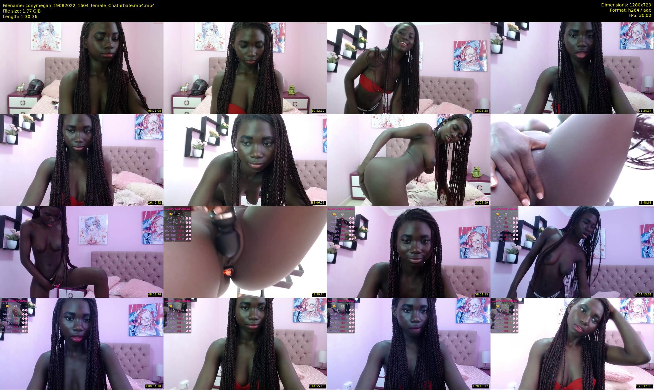 conymegan — 91 minute Chaturbate female cam show recording, 720p, Aug 19, 2022