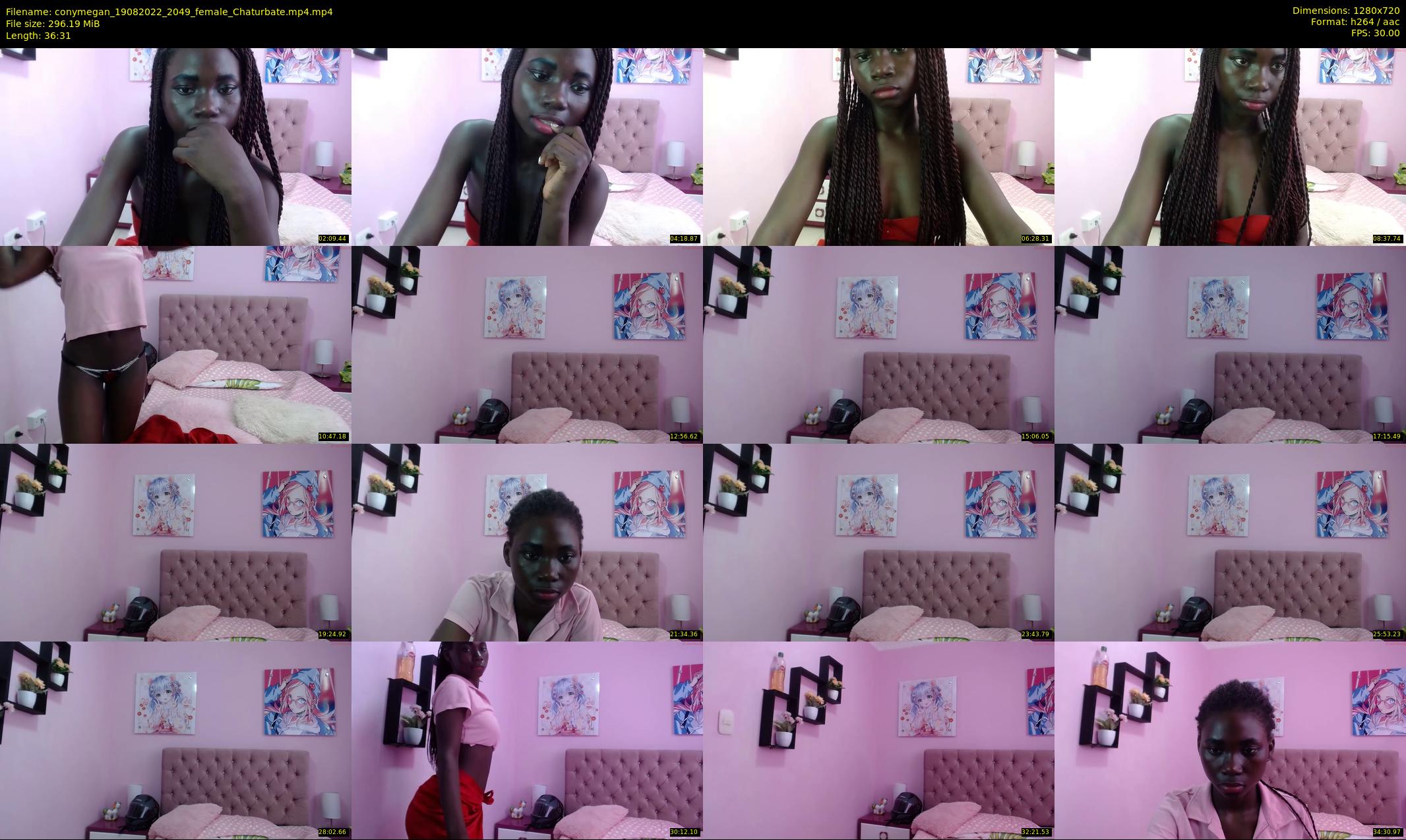 conymegan — 37 minute Chaturbate female cam show recording, 720p, Aug 19, 2022
