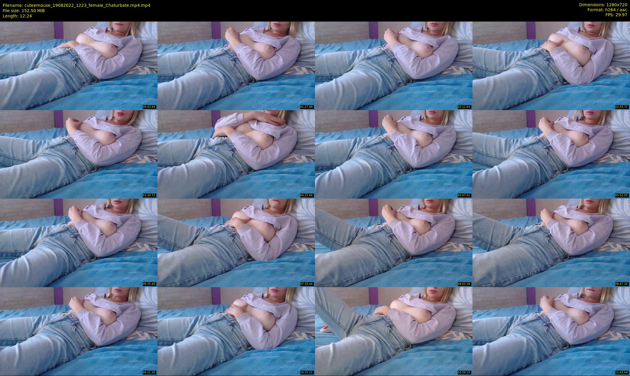 cuteemouse — 13 minute Chaturbate female cam show recording, 720p, Aug 19, 2022