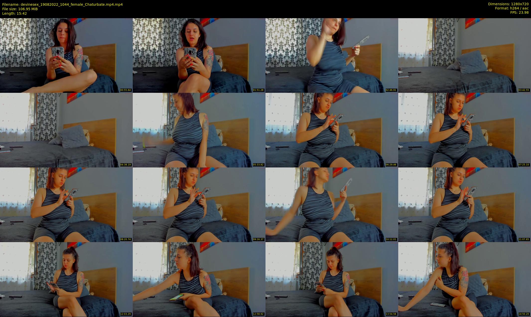 devinesex — 16 minute Chaturbate female cam show recording, 720p, Aug 19, 2022