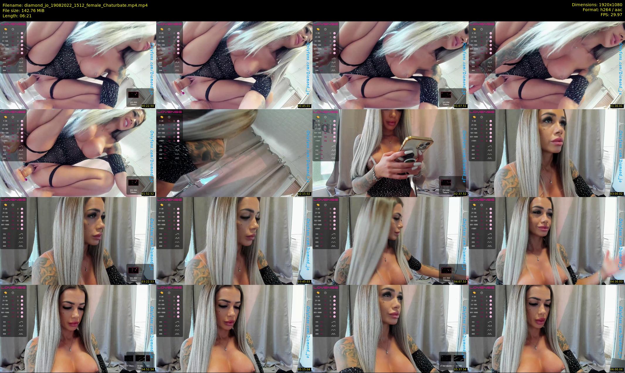 diamond_jo — 7 minute Chaturbate female cam show recording, 1080p, Aug 19, 2022