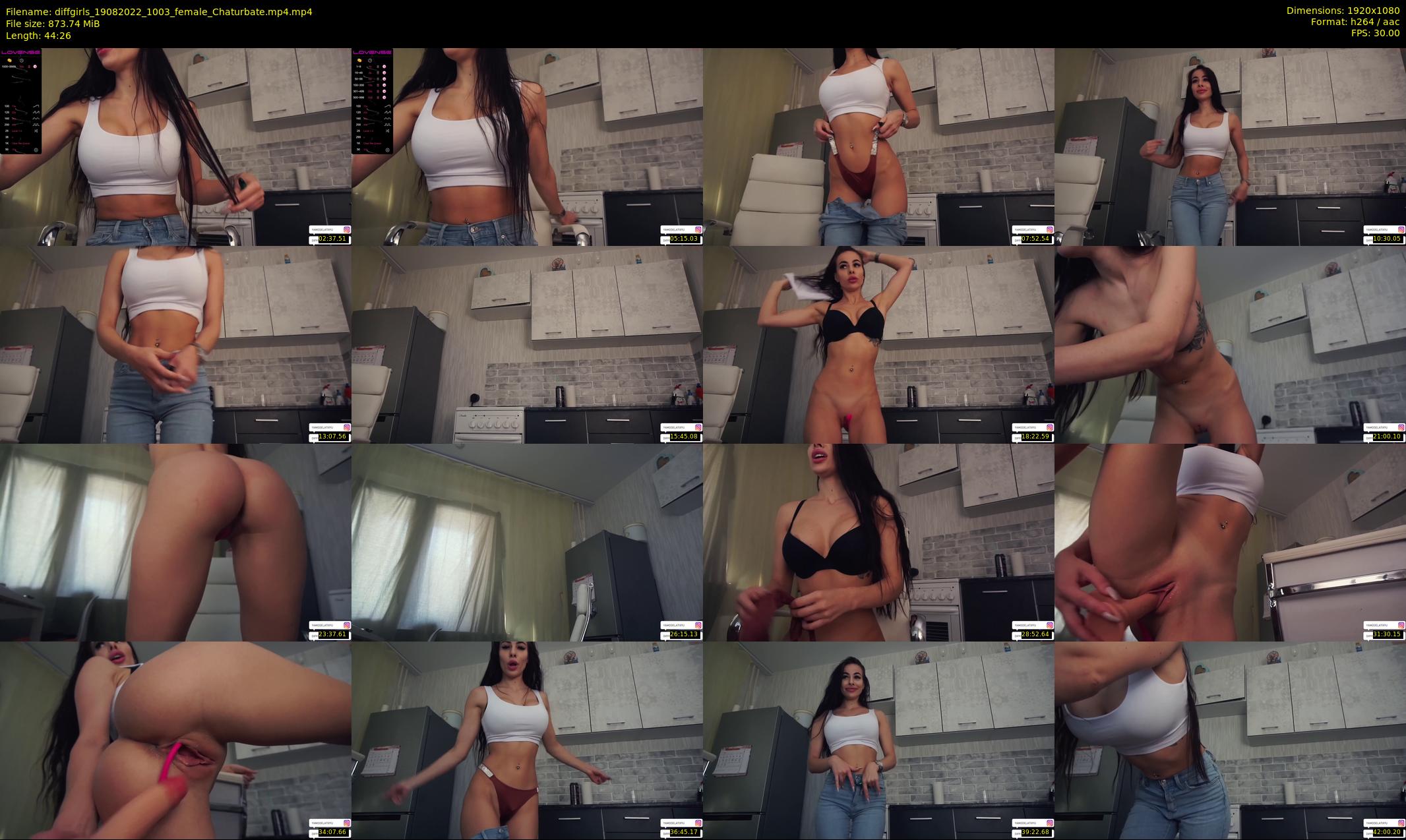 diffgirls — 45 minute Chaturbate female cam show recording, 1080p, Aug 19, 2022