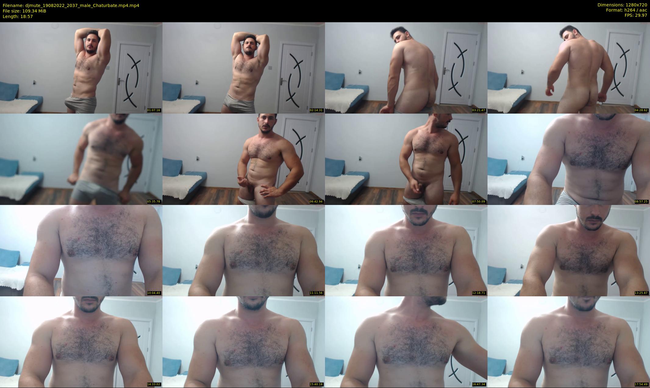 djmute — 19 minute Chaturbate male cam show recording, 720p, Aug 19, 2022