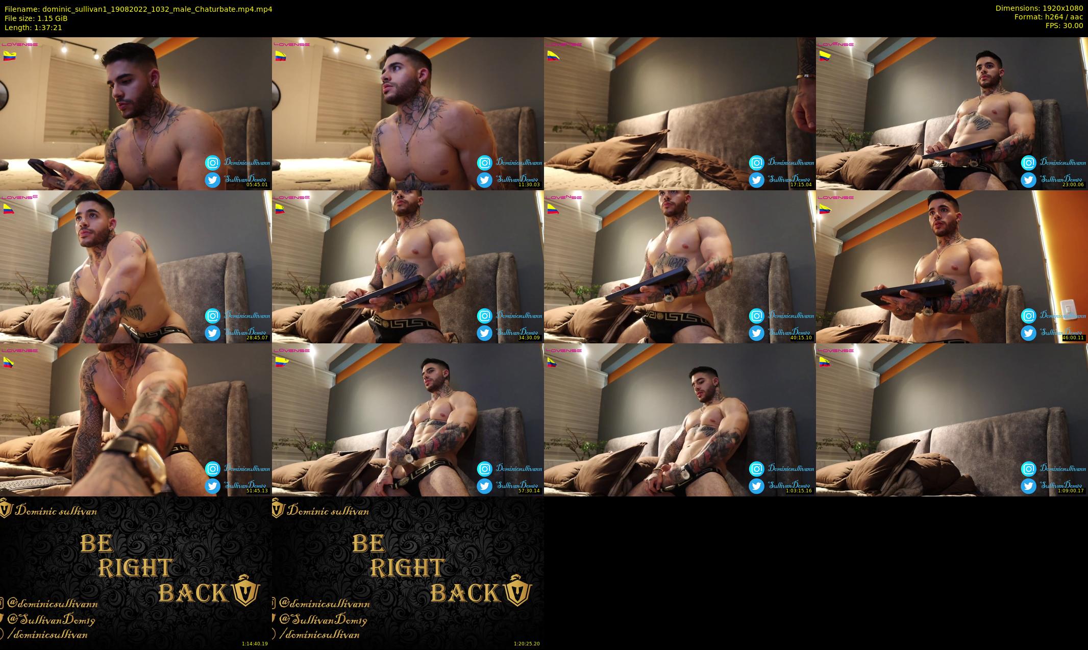 dominic_sullivan1 — 98 minute Chaturbate male cam show recording, 1080p, Aug 19, 2022