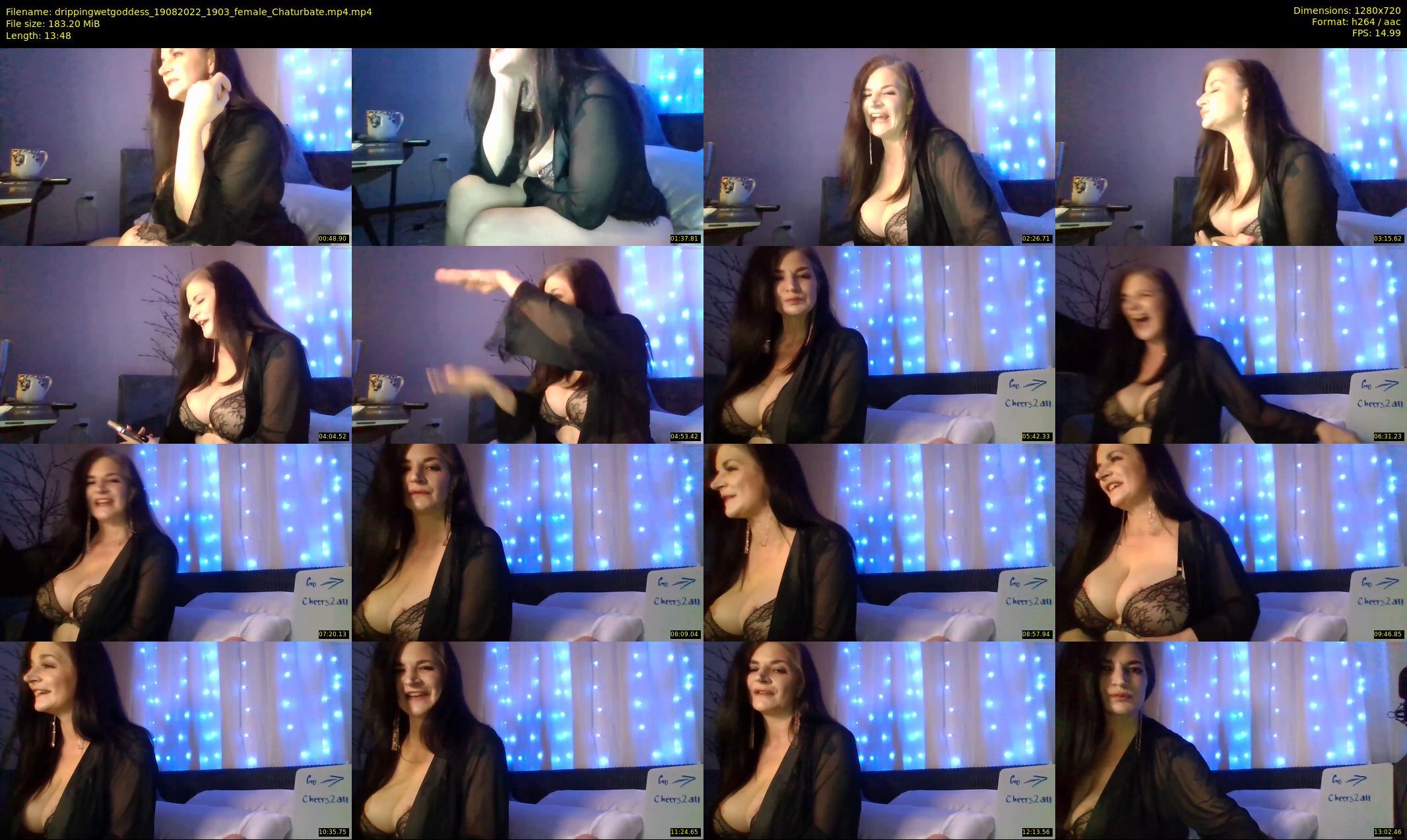 drippingwetgoddess — 14 minute Chaturbate female cam show recording, 720p, Aug 19, 2022