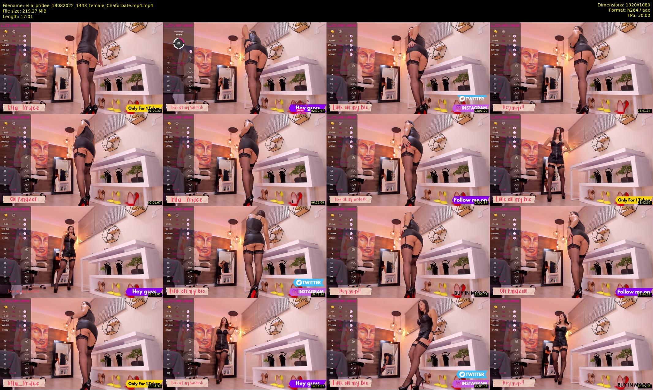 ella_pridee — 18 minute Chaturbate female cam show recording, 1080p, Aug 19, 2022