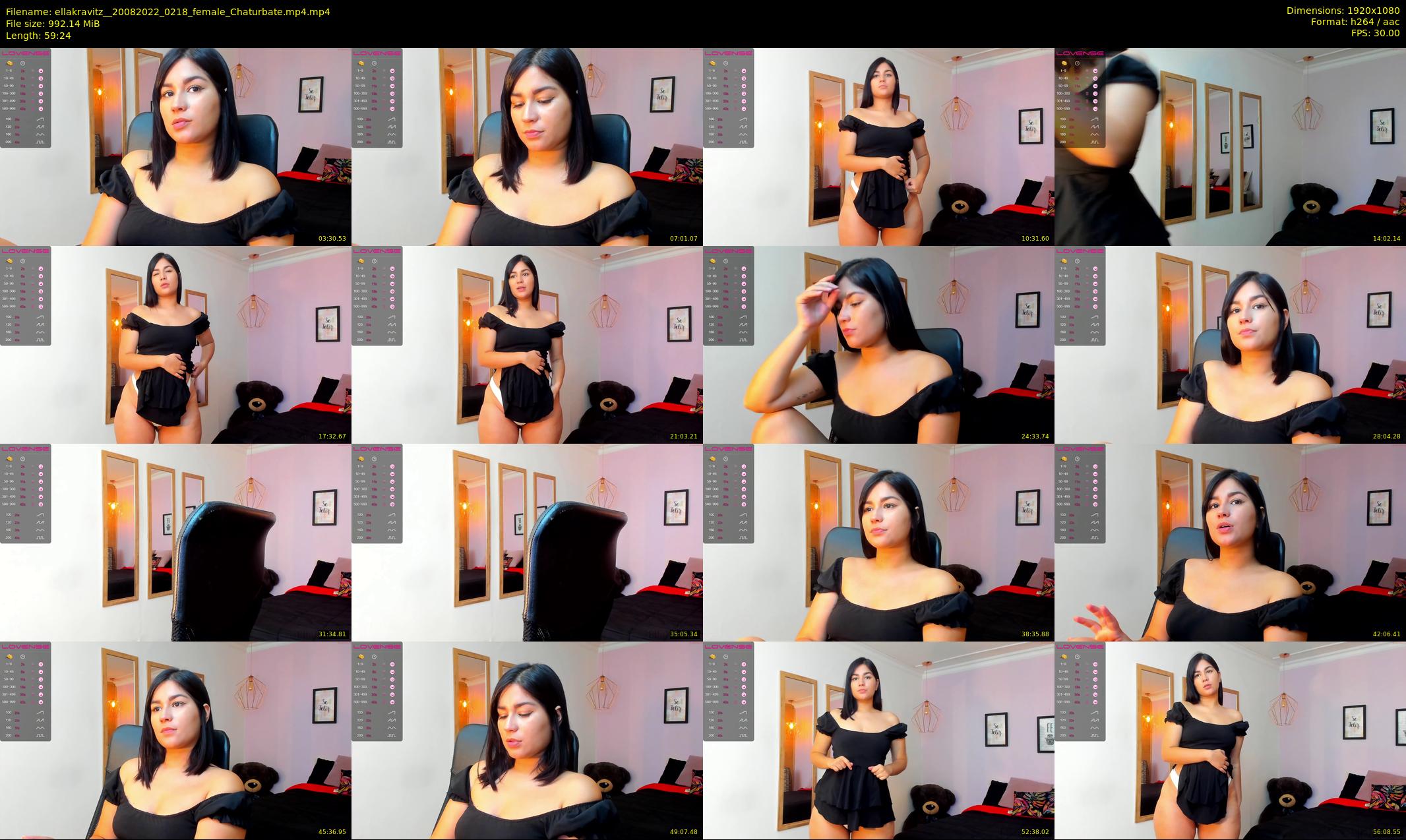 ellakravitz_ — 60 minute Chaturbate female cam show recording, 1080p, Aug 20, 2022