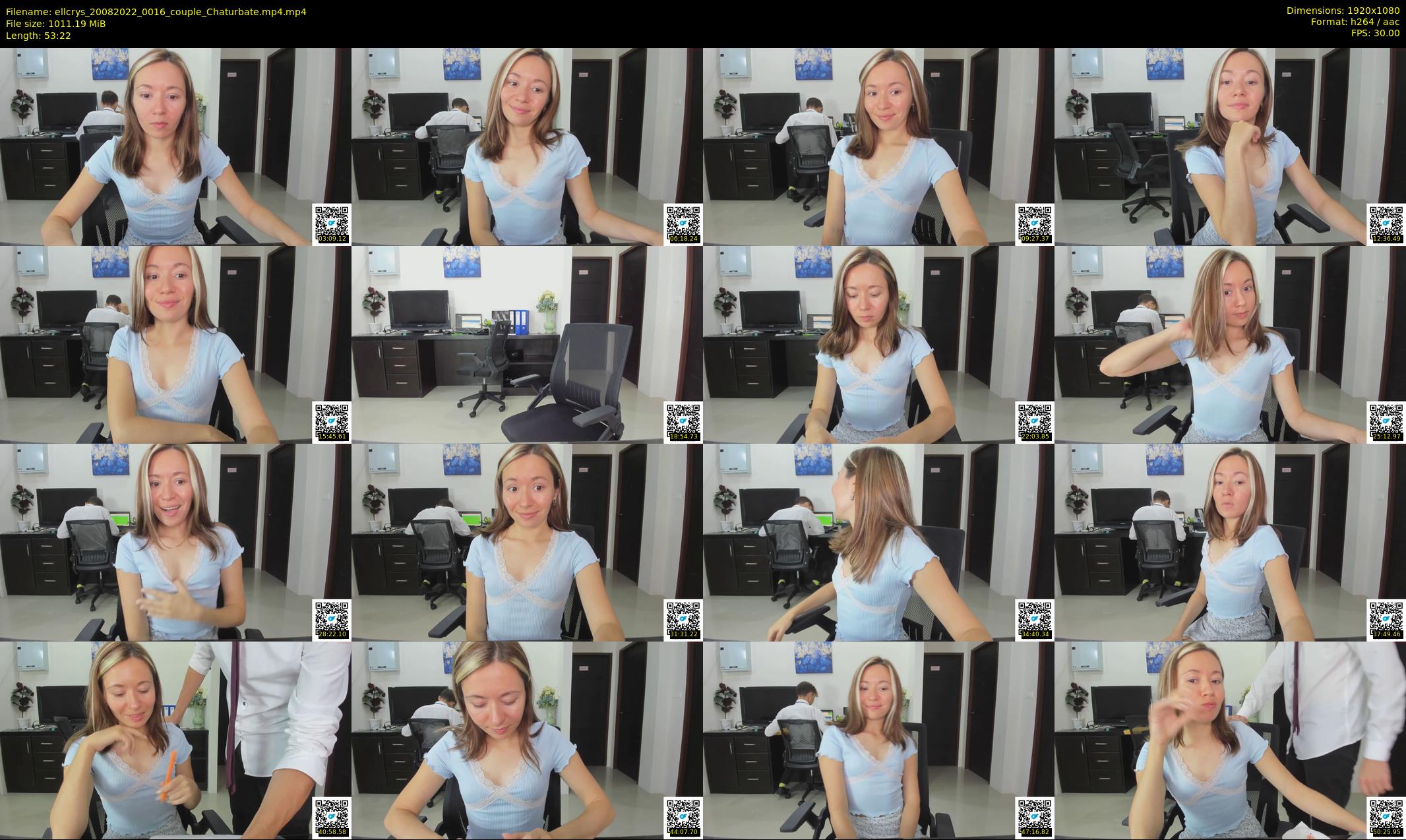 ellcrys — 54 minute Chaturbate couple cam show recording, 1080p, Aug 20, 2022