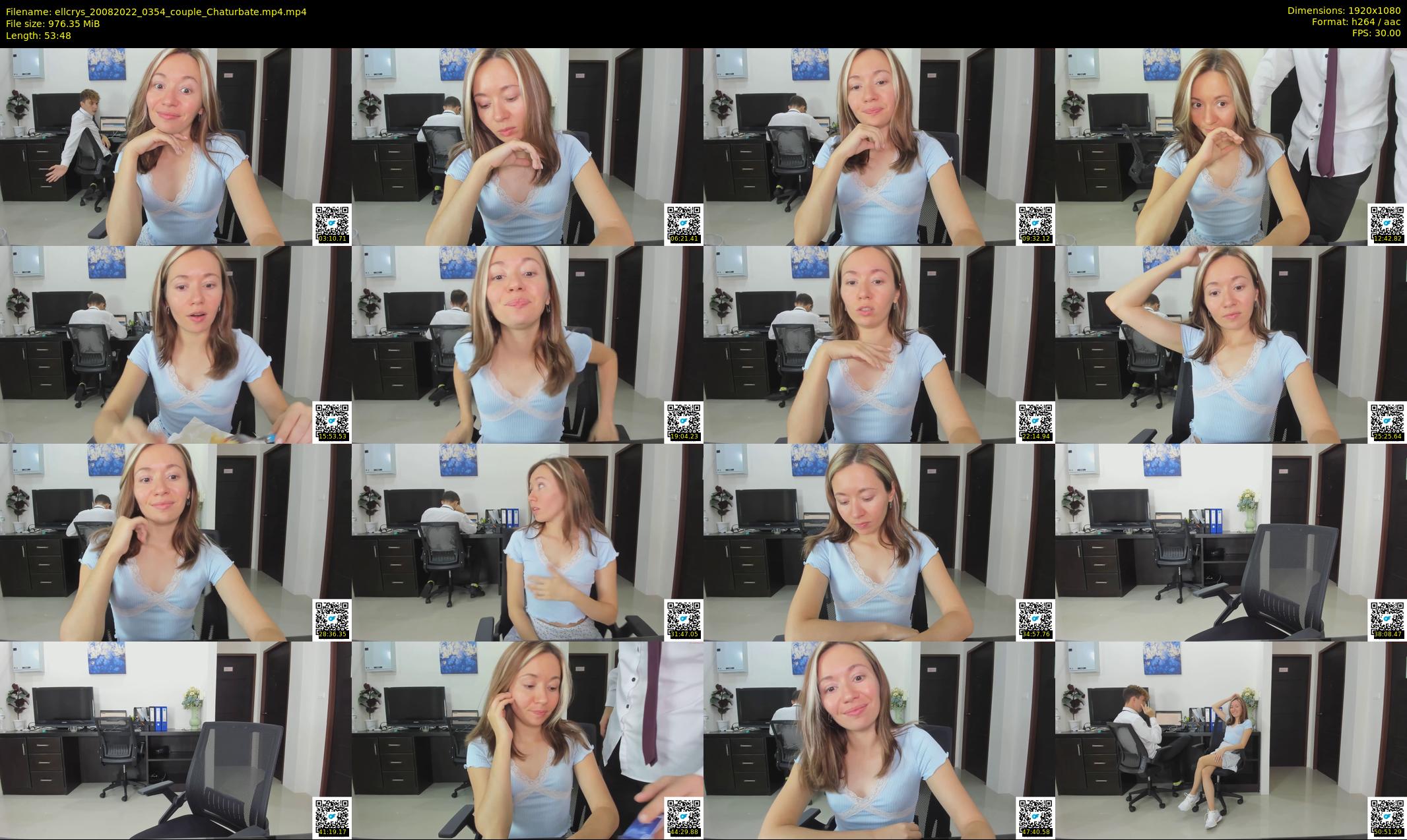 ellcrys — 54 minute Chaturbate couple cam show recording, 1080p, Aug 20, 2022