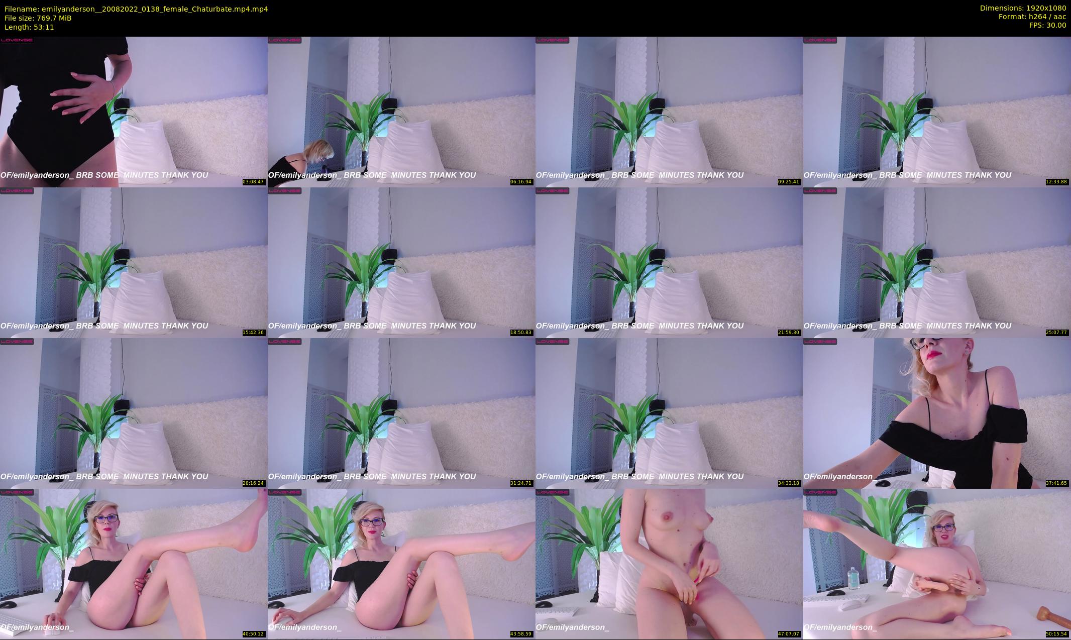 emilyanderson_ — 54 minute Chaturbate female cam show recording, 1080p, Aug 20, 2022