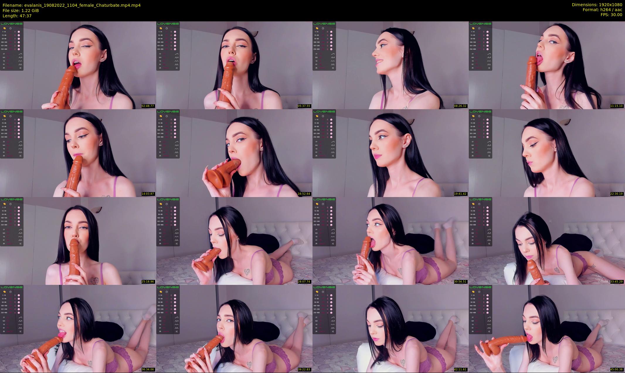 evalanis — 48 minute Chaturbate couple cam show recording, 1080p, Aug 19, 2022