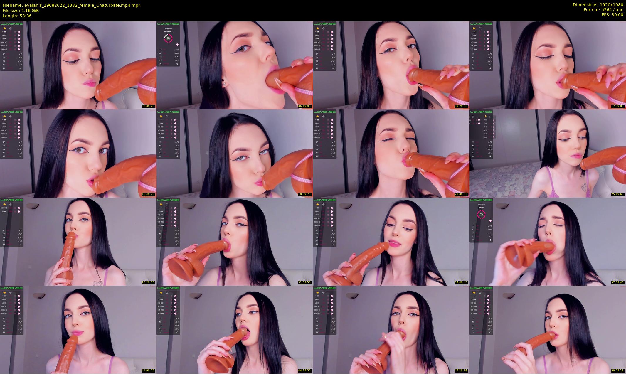 evalanis — 54 minute Chaturbate couple cam show recording, 1080p, Aug 19, 2022