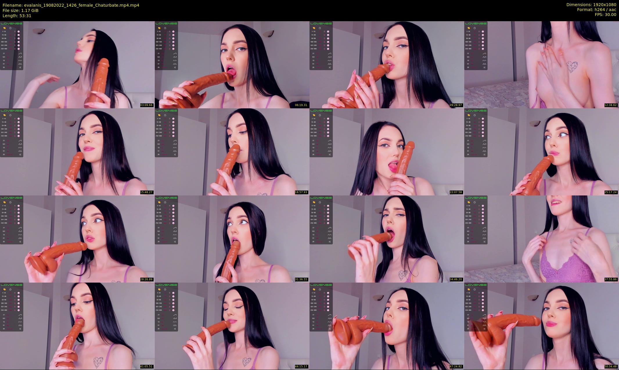 evalanis — 54 minute Chaturbate couple cam show recording, 1080p, Aug 19, 2022