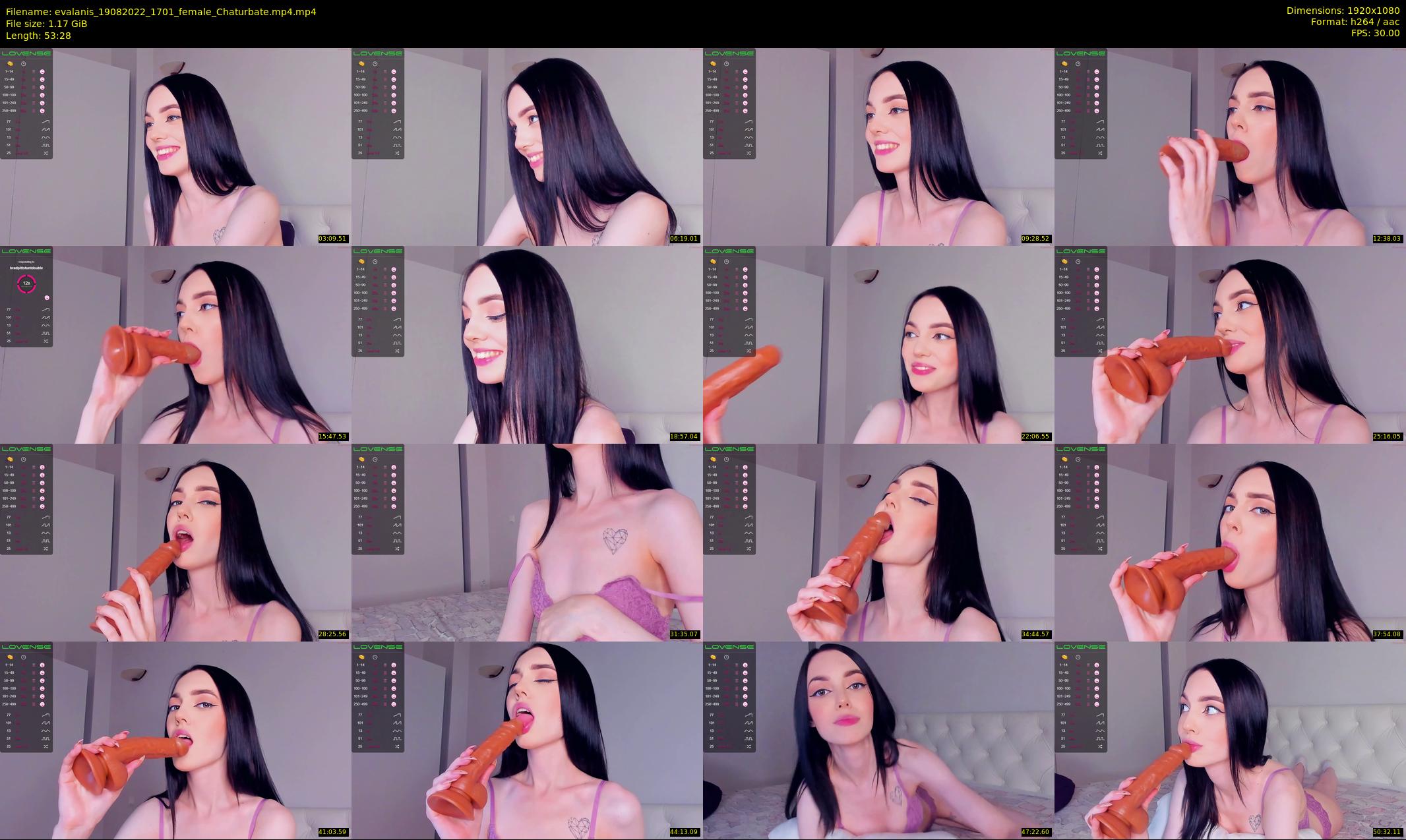 evalanis — 54 minute Chaturbate couple cam show recording, 1080p, Aug 19, 2022