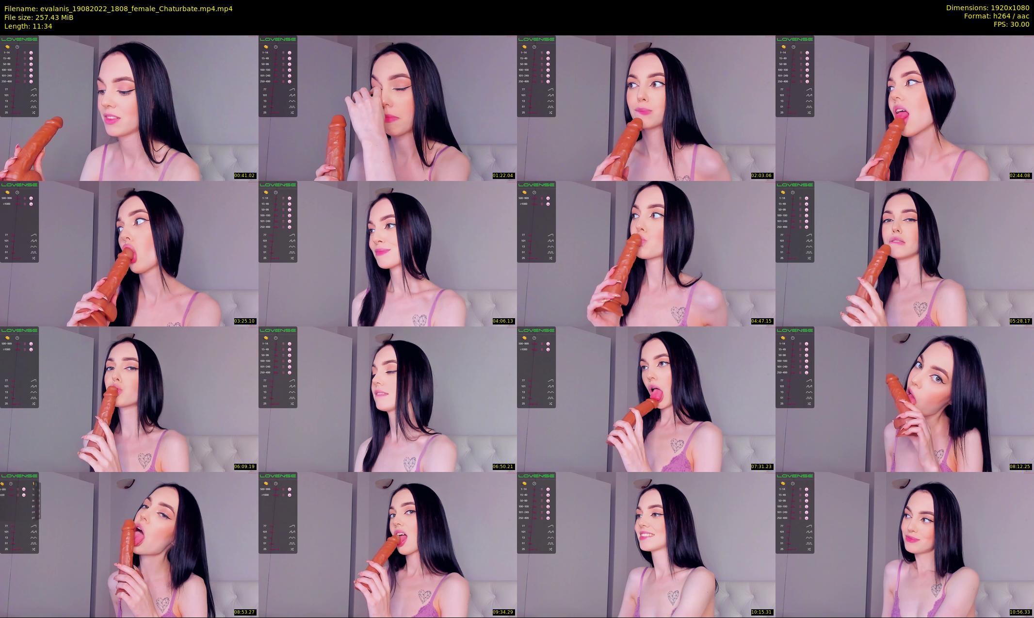 evalanis — 12 minute Chaturbate couple cam show recording, 1080p, Aug 19, 2022