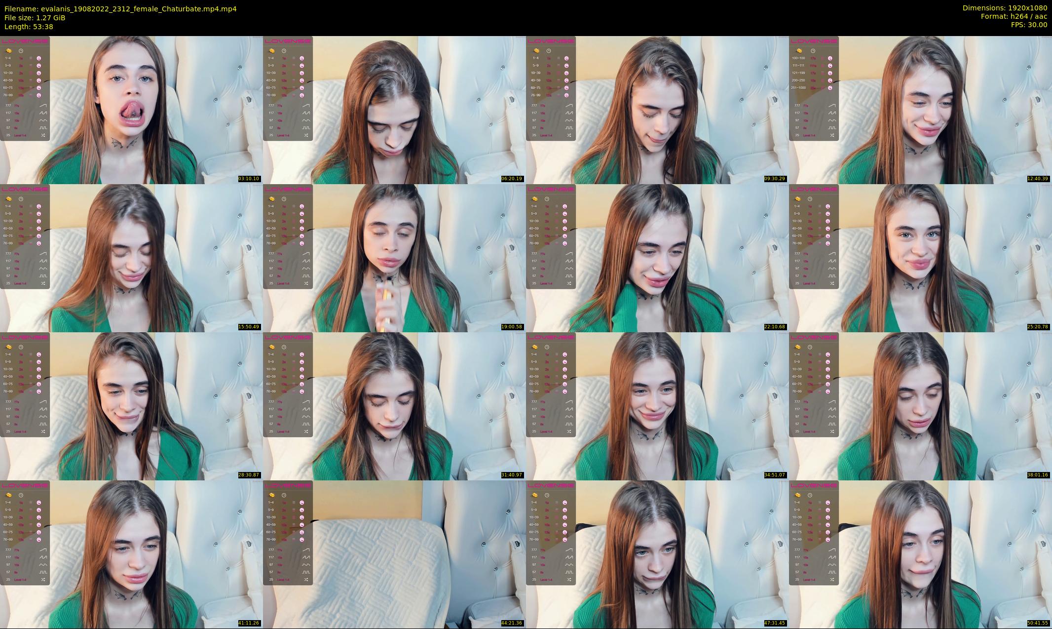 evalanis — 54 minute Chaturbate couple cam show recording, 1080p, Aug 19, 2022