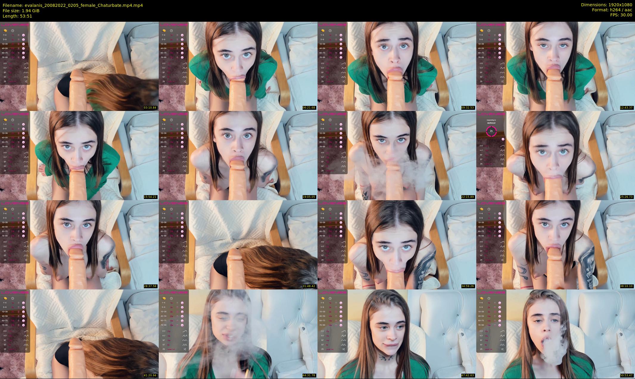 evalanis — 54 minute Chaturbate couple cam show recording, 1080p, Aug 20, 2022