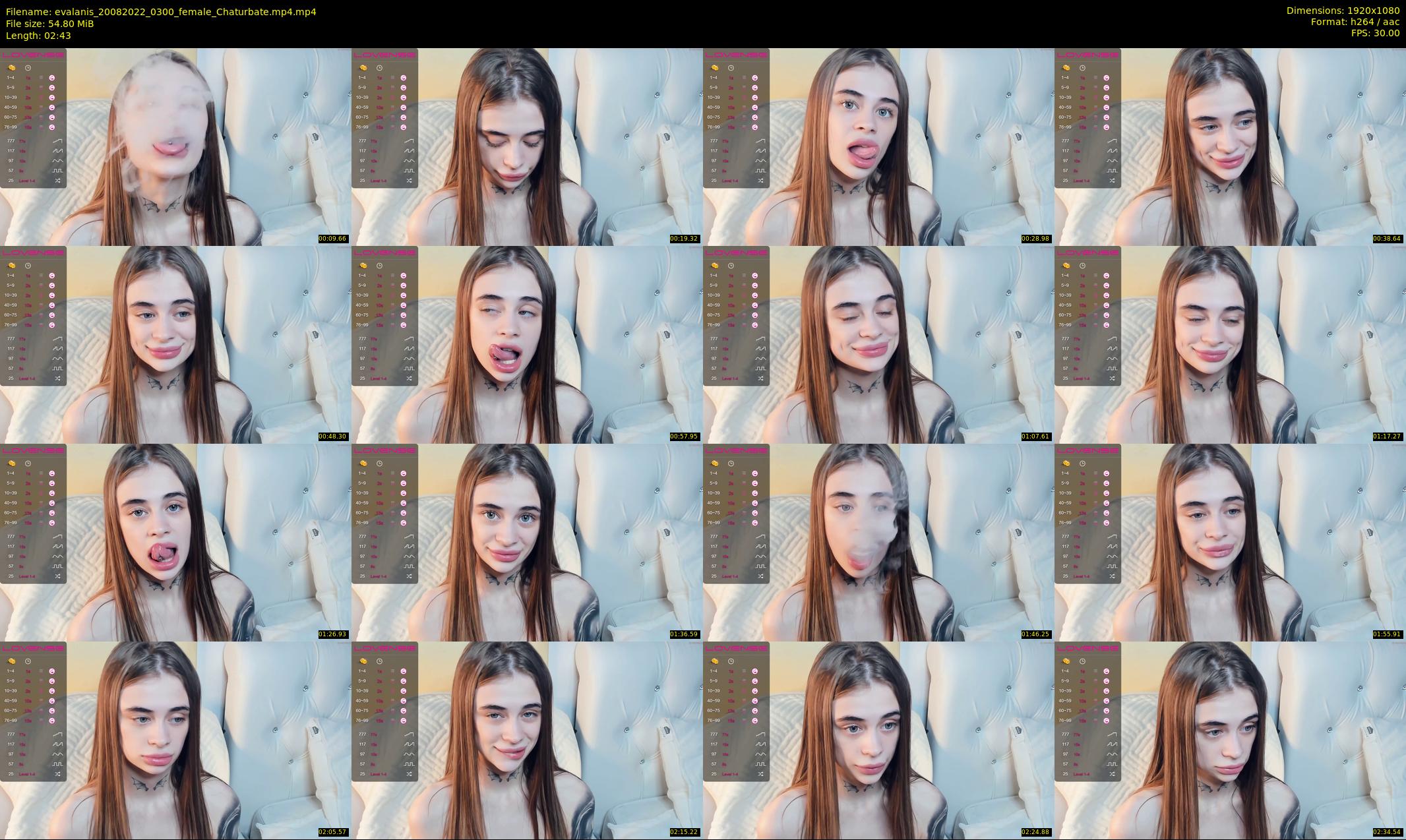 evalanis — 3 minute Chaturbate couple cam show recording, 1080p, Aug 20, 2022