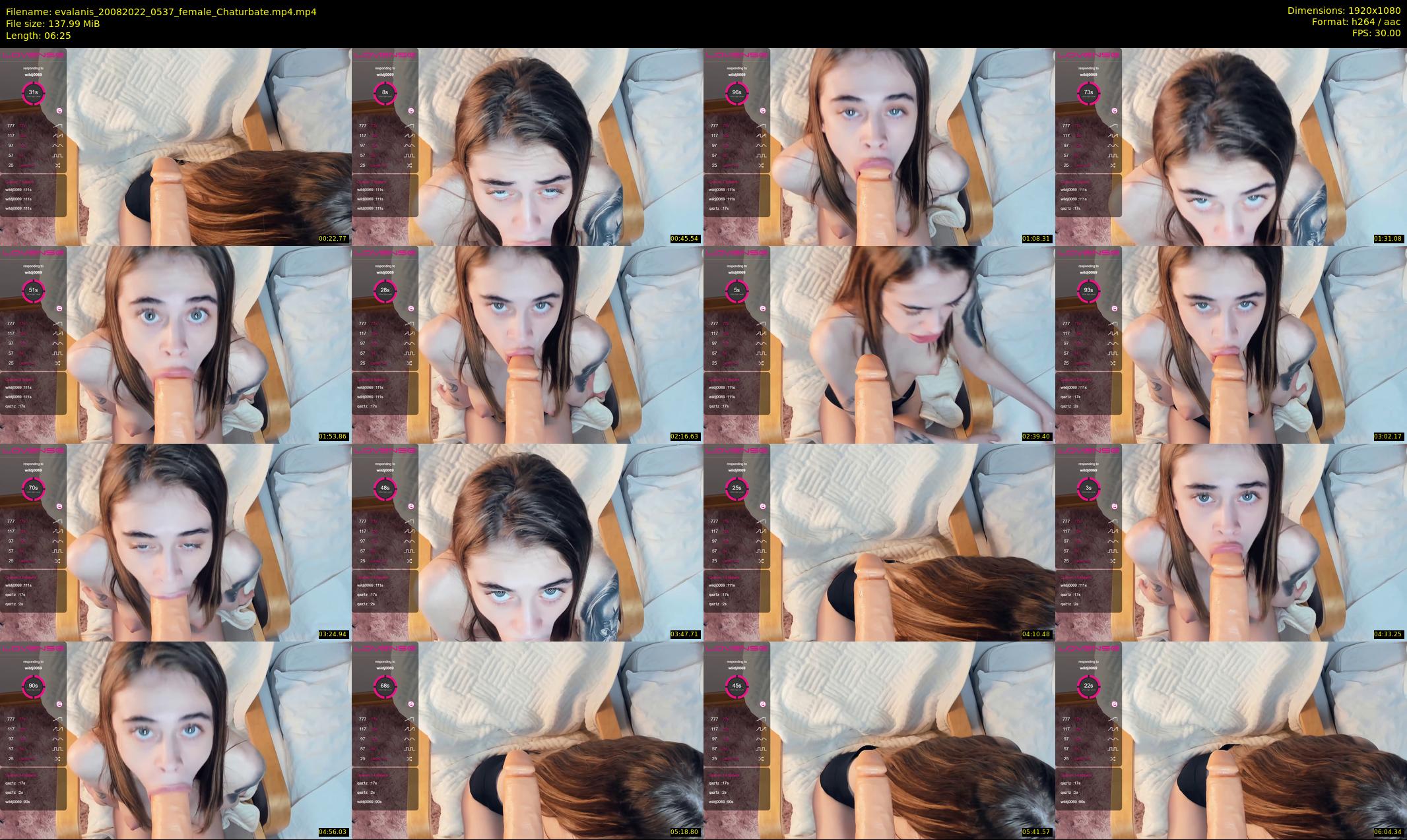 evalanis — 7 minute Chaturbate couple cam show recording, 1080p, Aug 20, 2022