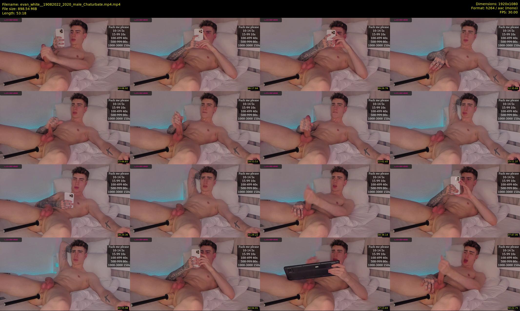 evan_white_ — 54 minute Chaturbate male cam show recording, 1080p, Aug 19, 2022