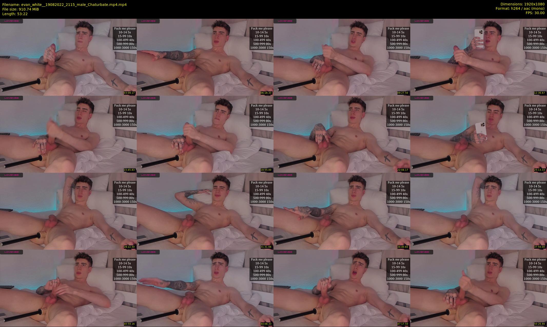 evan_white_ — 54 minute Chaturbate male cam show recording, 1080p, Aug 19, 2022