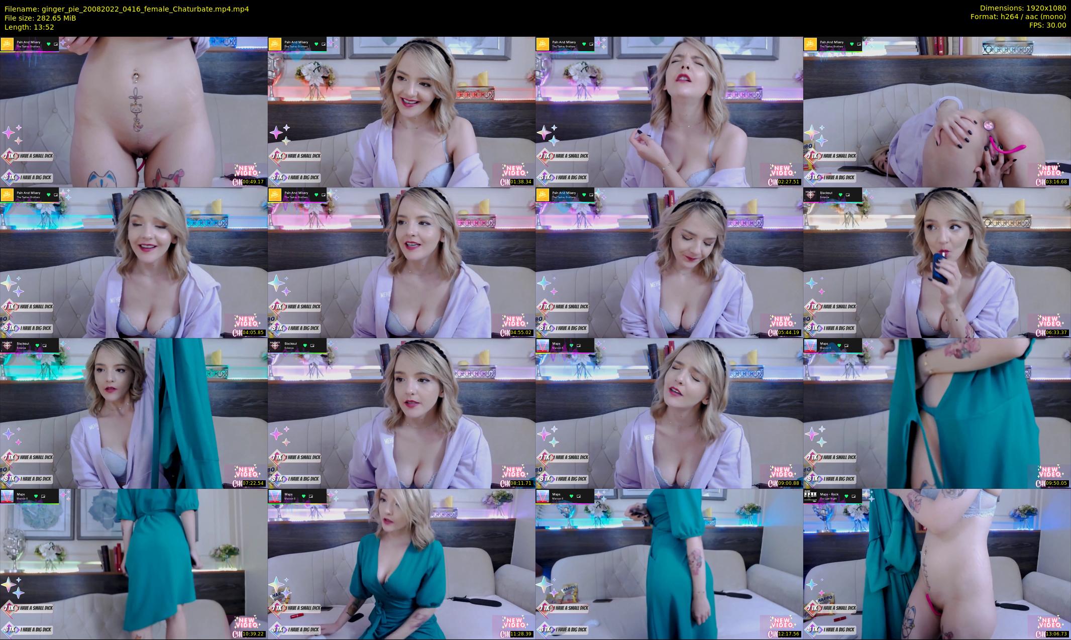 ginger_pie — 14 minute Chaturbate female cam show recording, 1080p, Aug 20, 2022