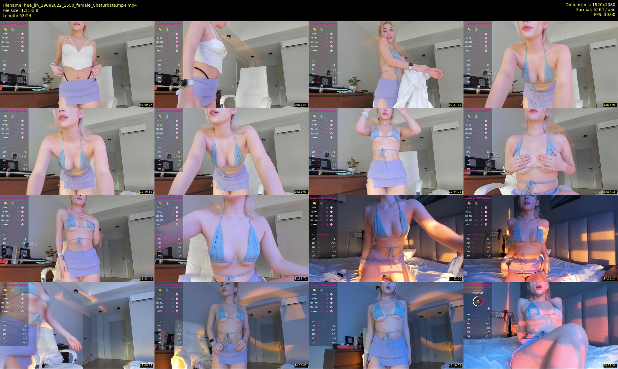 hee_jin — 54 minute Chaturbate female cam show recording, 1080p, Aug 19, 2022