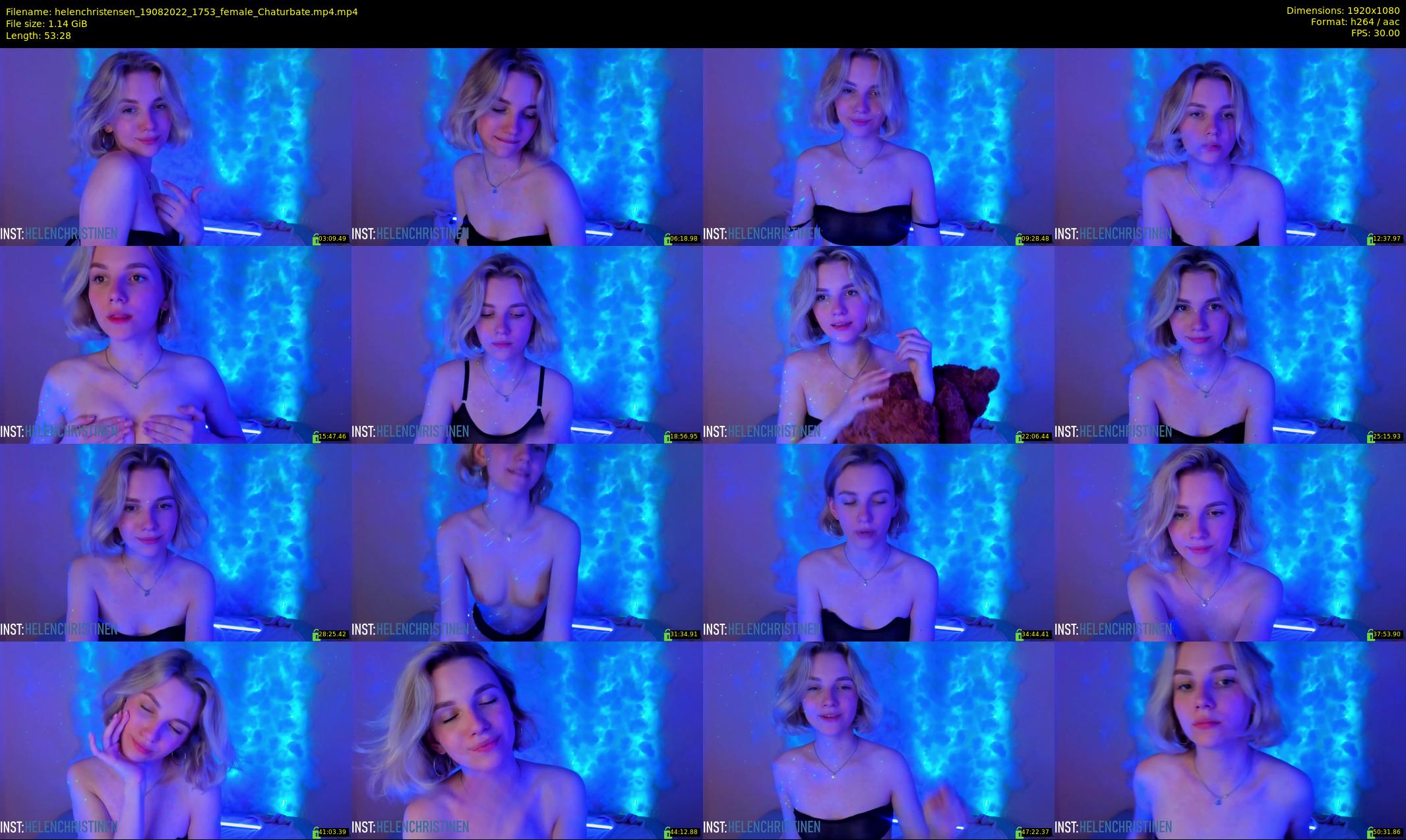 helenchristensen — 54 minute Chaturbate female cam show recording, 1080p, Aug 19, 2022