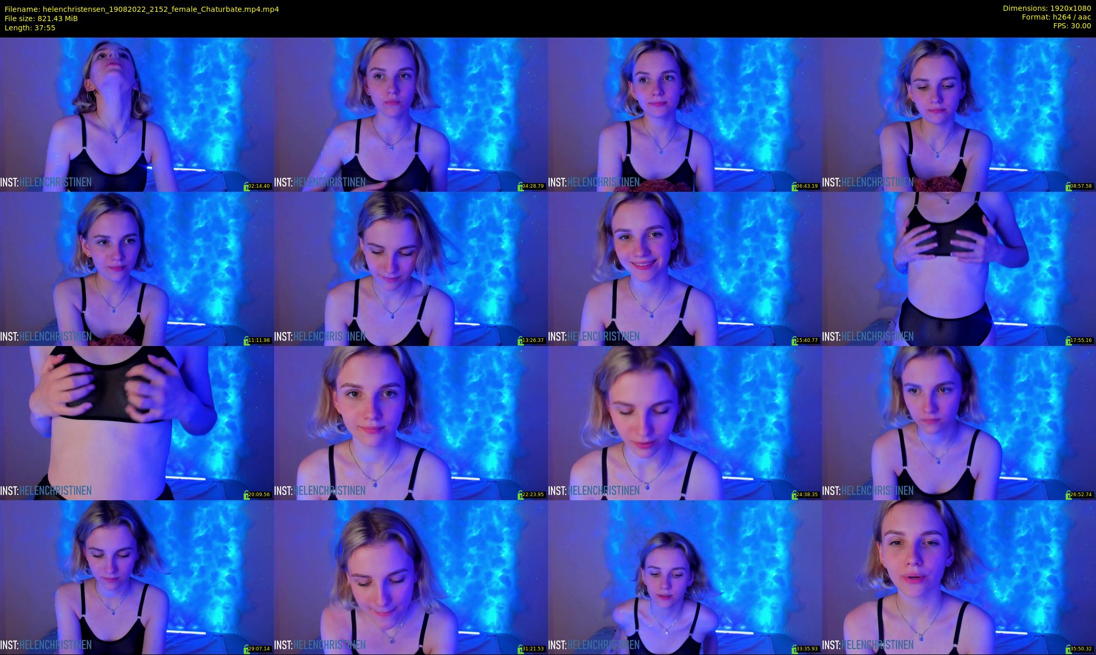 helenchristensen — 38 minute Chaturbate female cam show recording, 1080p, Aug 19, 2022