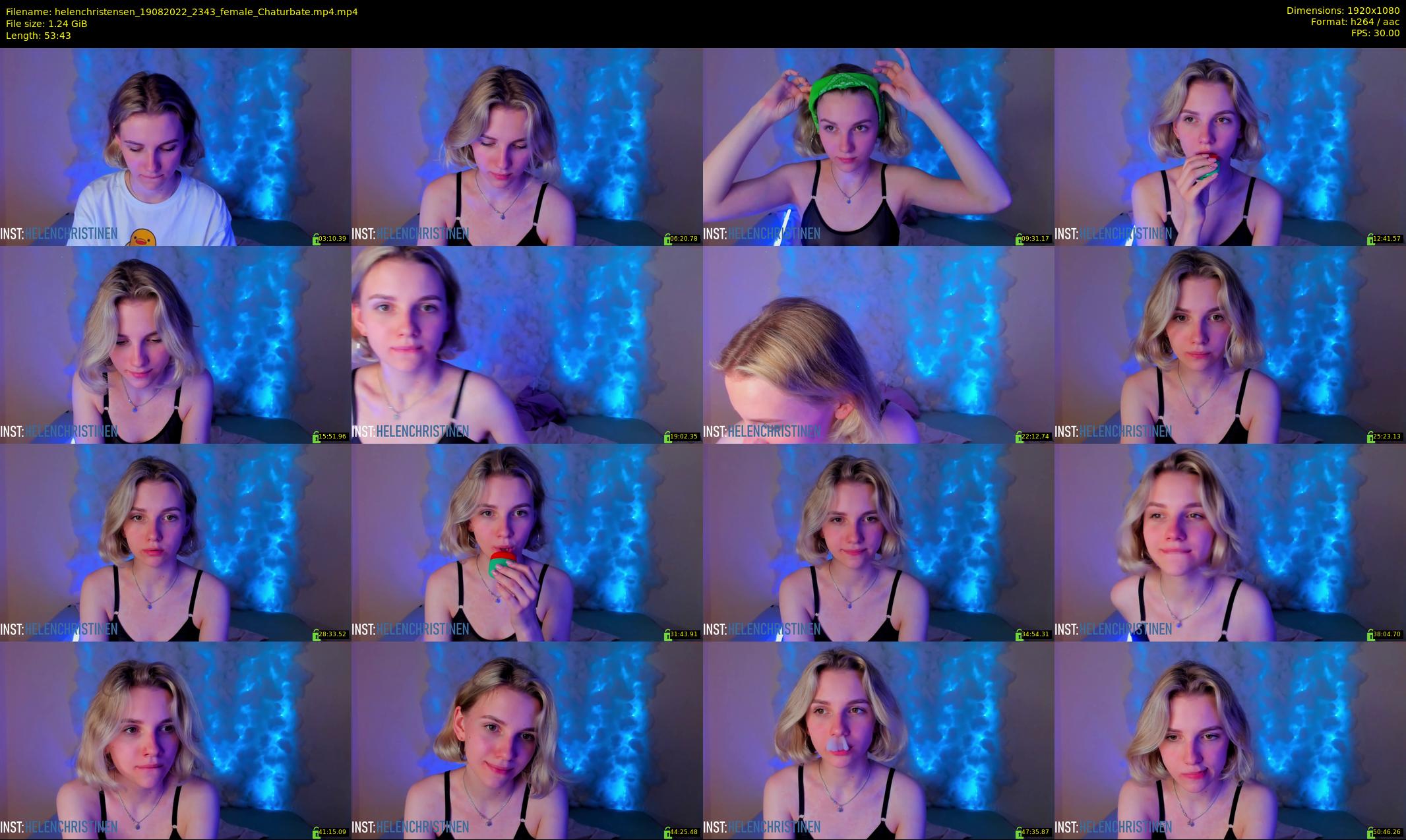helenchristensen — 54 minute Chaturbate female cam show recording, 1080p, Aug 19, 2022