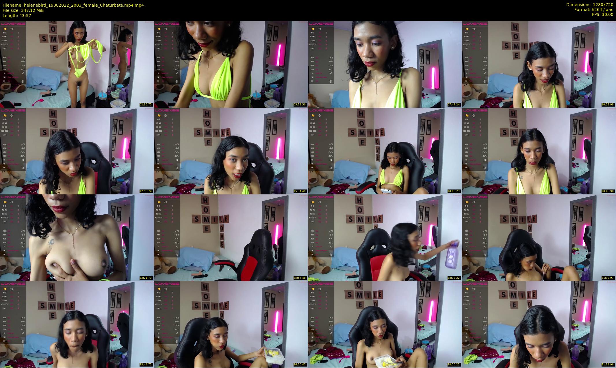 helenebird — 44 minute Chaturbate female cam show recording, 720p, Aug 19, 2022