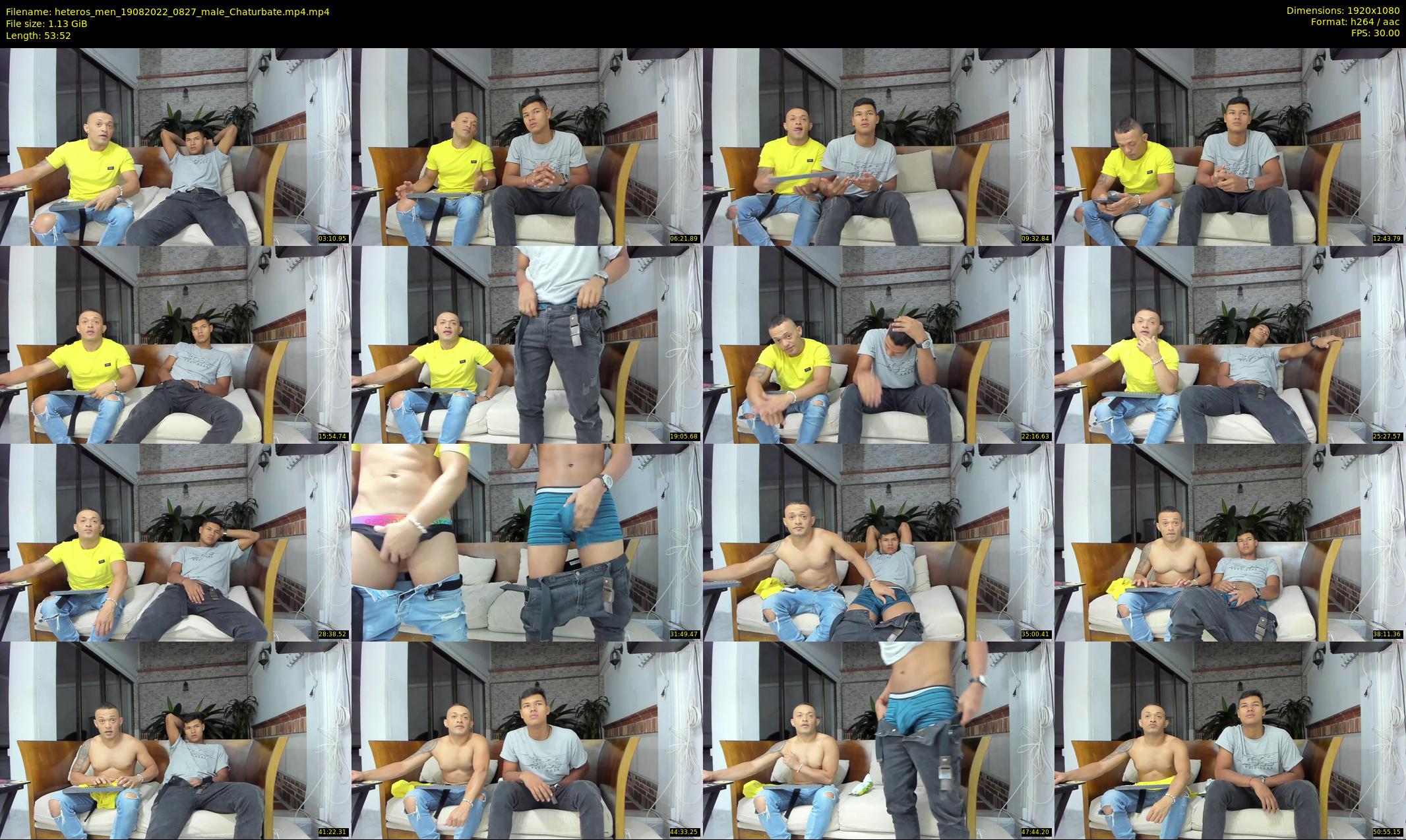heteros_men — 54 minute Chaturbate male cam show recording, 1080p, Aug 19, 2022