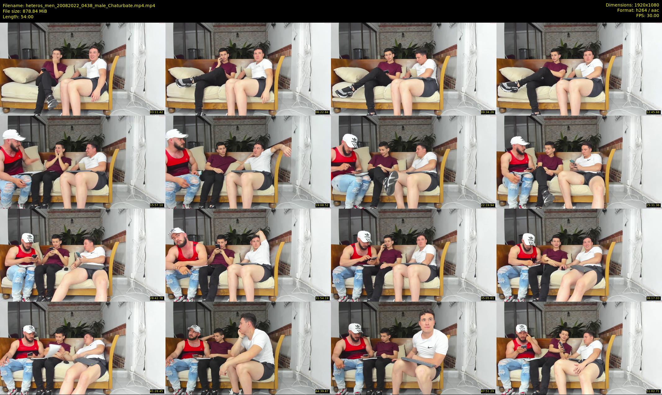 heteros_men — 54 minute Chaturbate male cam show recording, 1080p, Aug 20, 2022