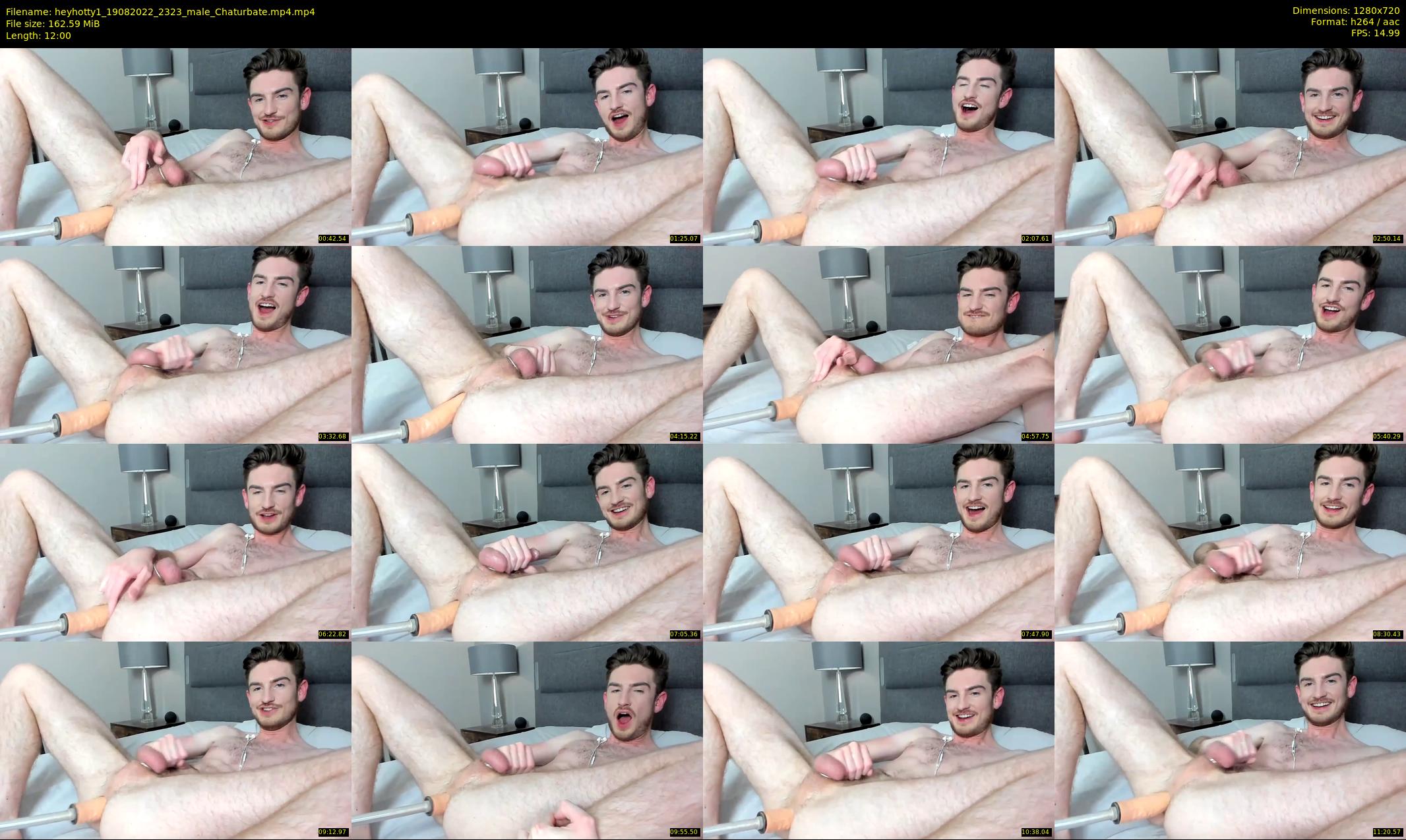 heyhotty1 — 12 minute Chaturbate male cam show recording, 720p, Aug 19, 2022