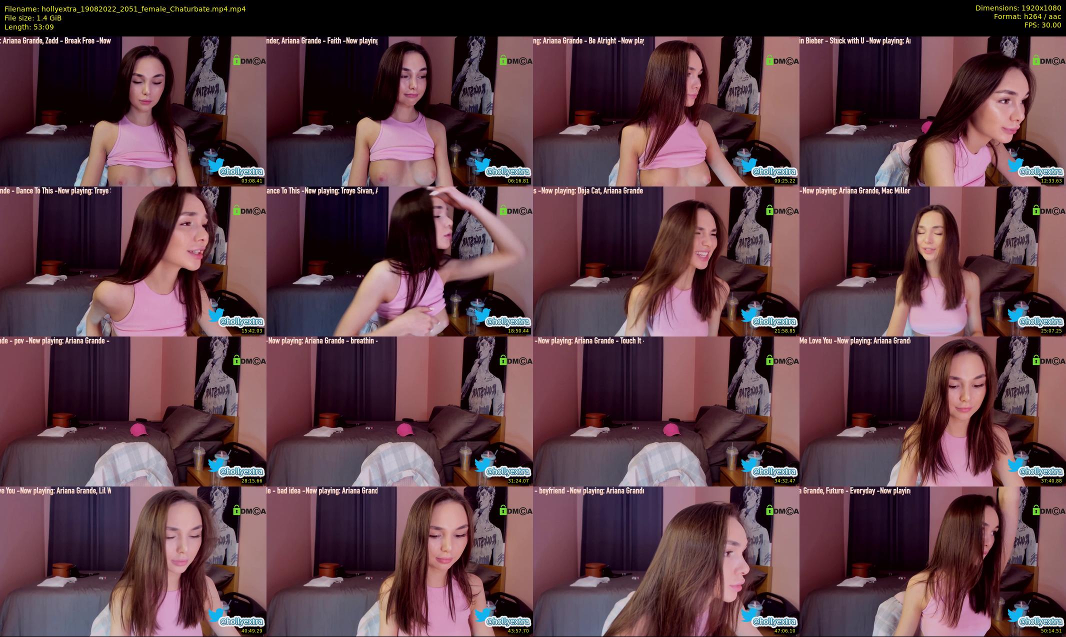 hollyextra — 54 minute Chaturbate female cam show recording, 1080p, Aug 19, 2022