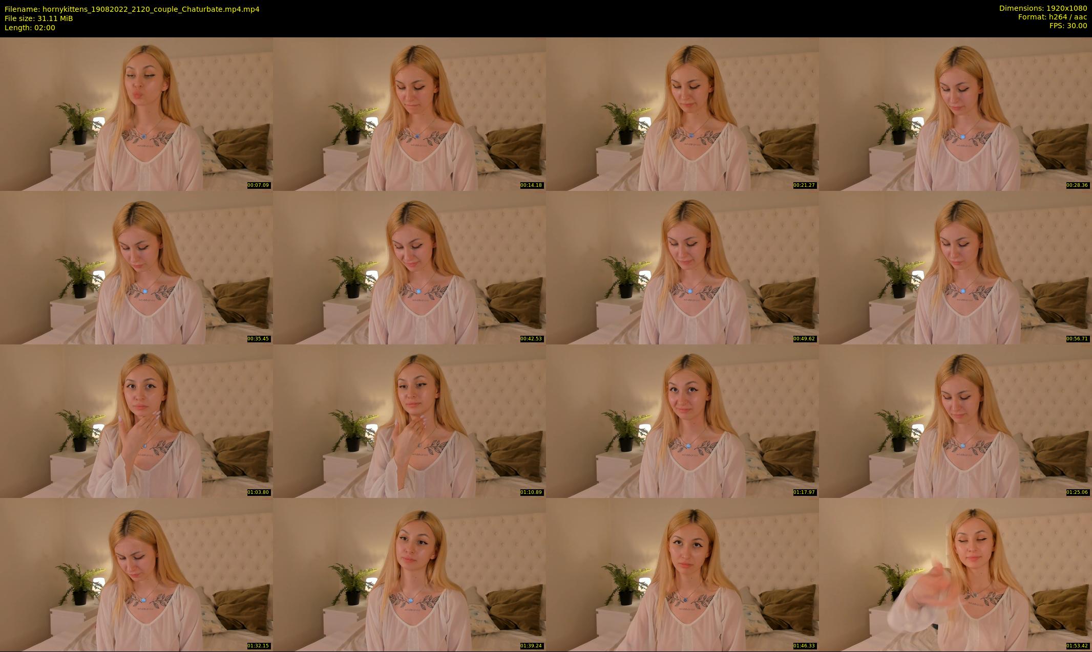 hornykittens — 2 minute Chaturbate couple cam show recording, 1080p, Aug 19, 2022